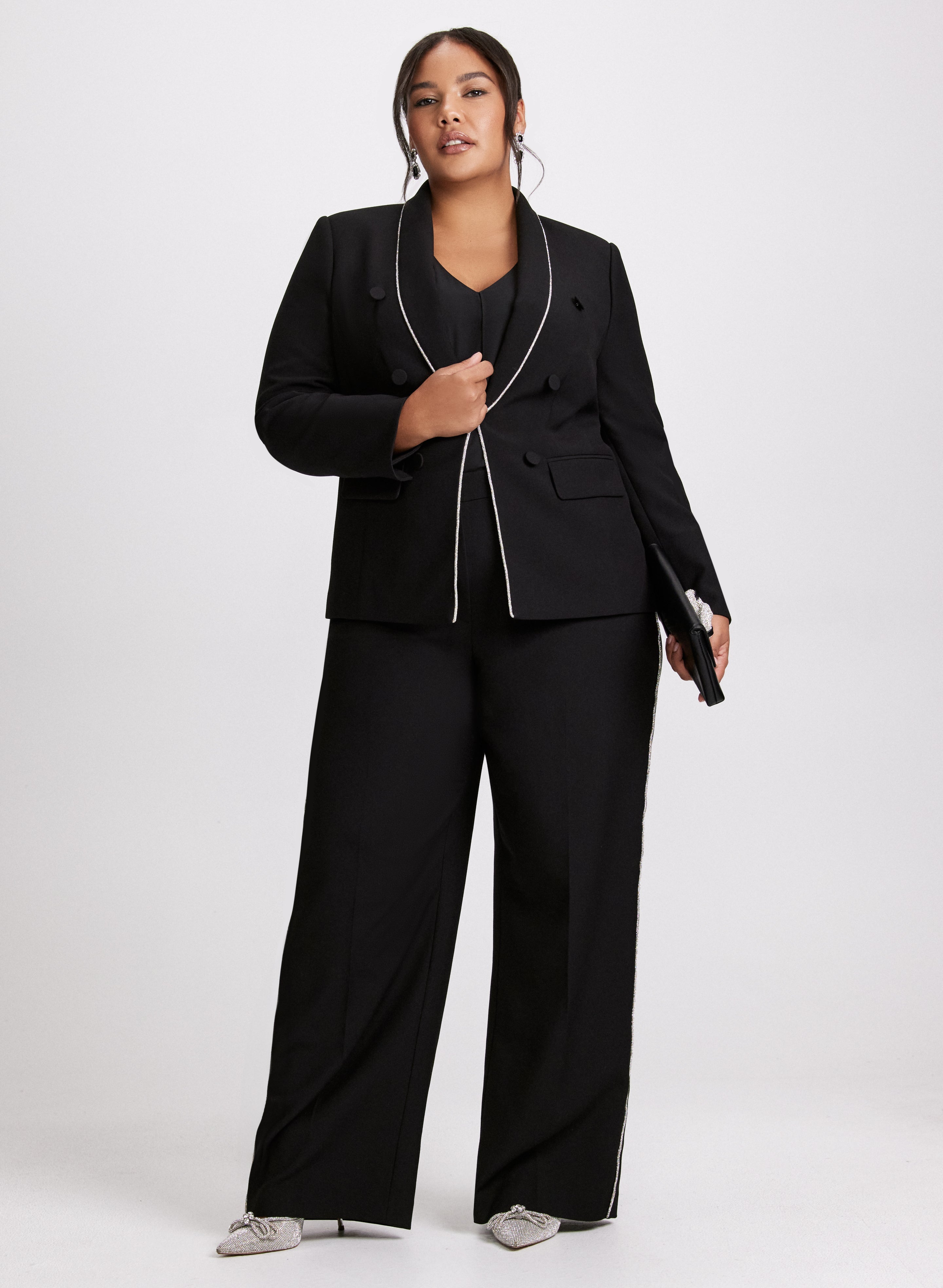 Crystal Detail Jacket & Pants