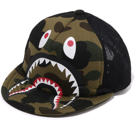 1ST CAMO SHARK MESH CAP KIDS