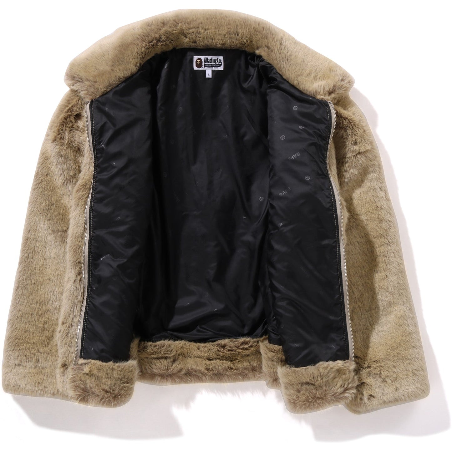 BAPE X DON TOLIVER FAUX FUR JACKET