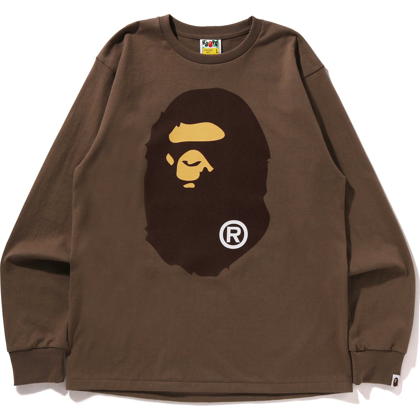 BIG APE HEAD L/S TEE MENS
