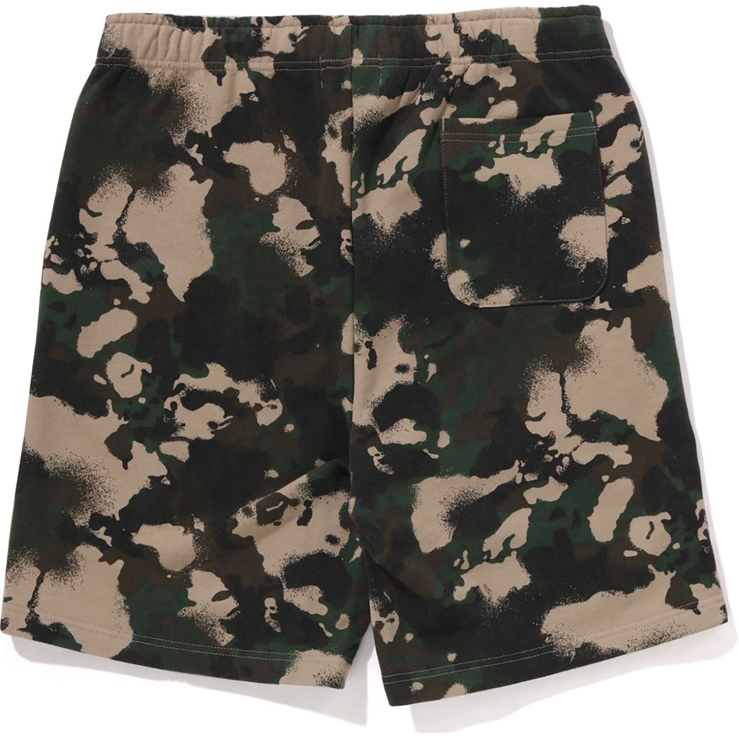 MAP CAMO REGULAR FIT SHARK SWEAT SHORTS MENS