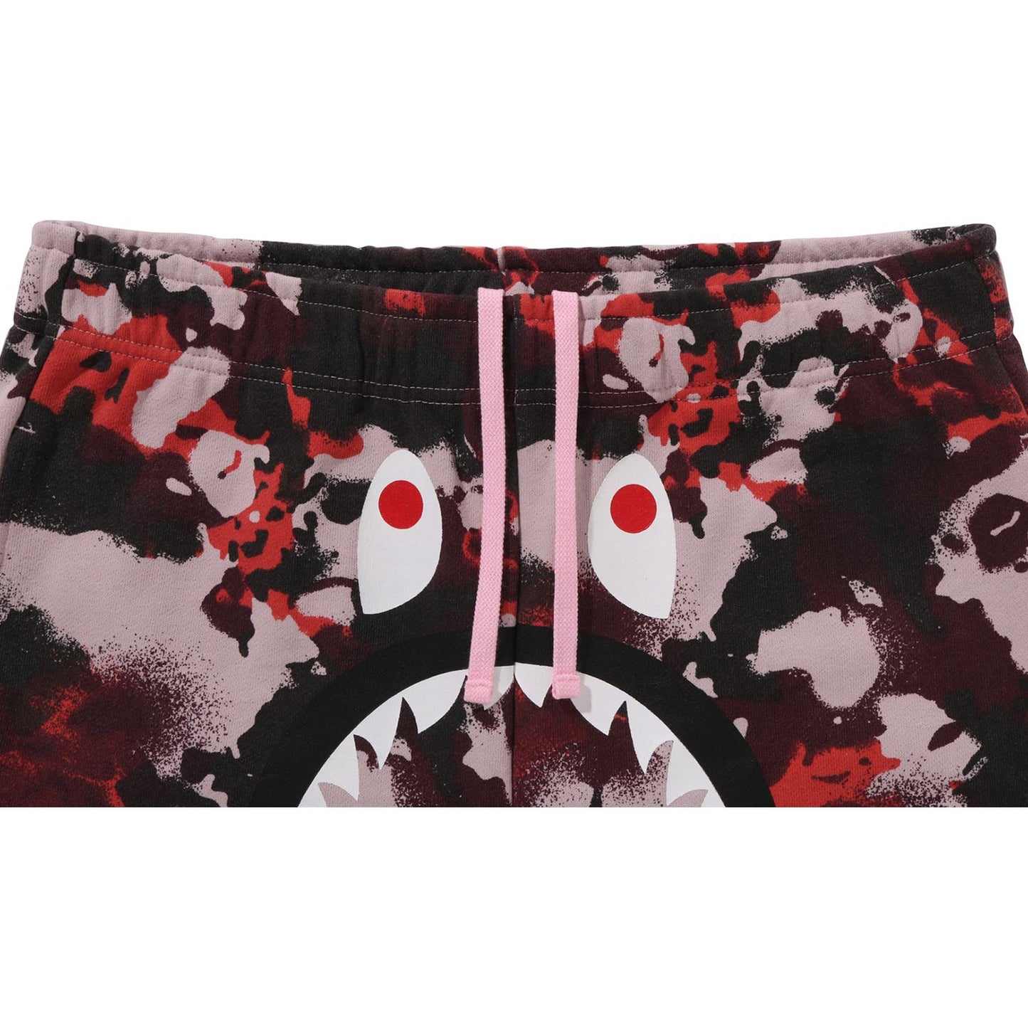 MAP CAMO REGULAR FIT SHARK SWEAT SHORTS MENS