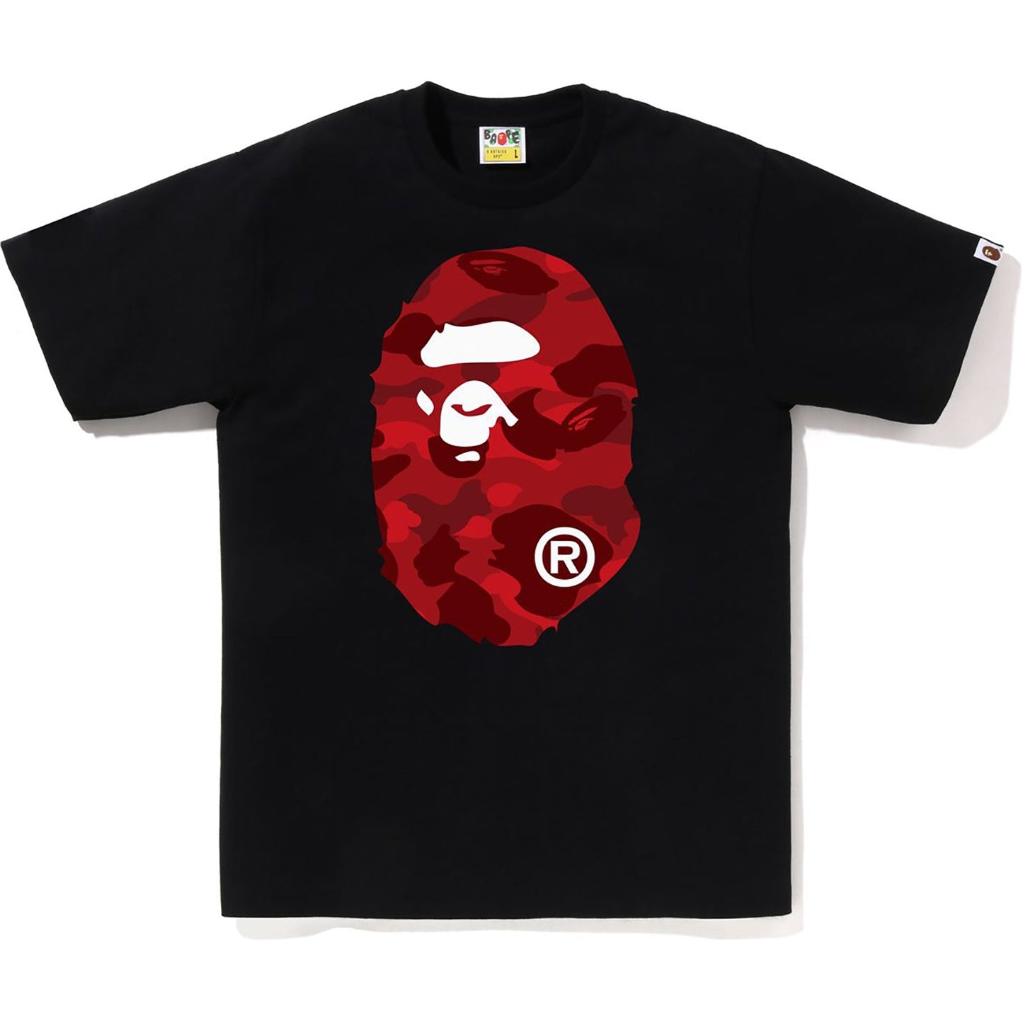COLOR CAMO BIG APE HEAD TEE MENS