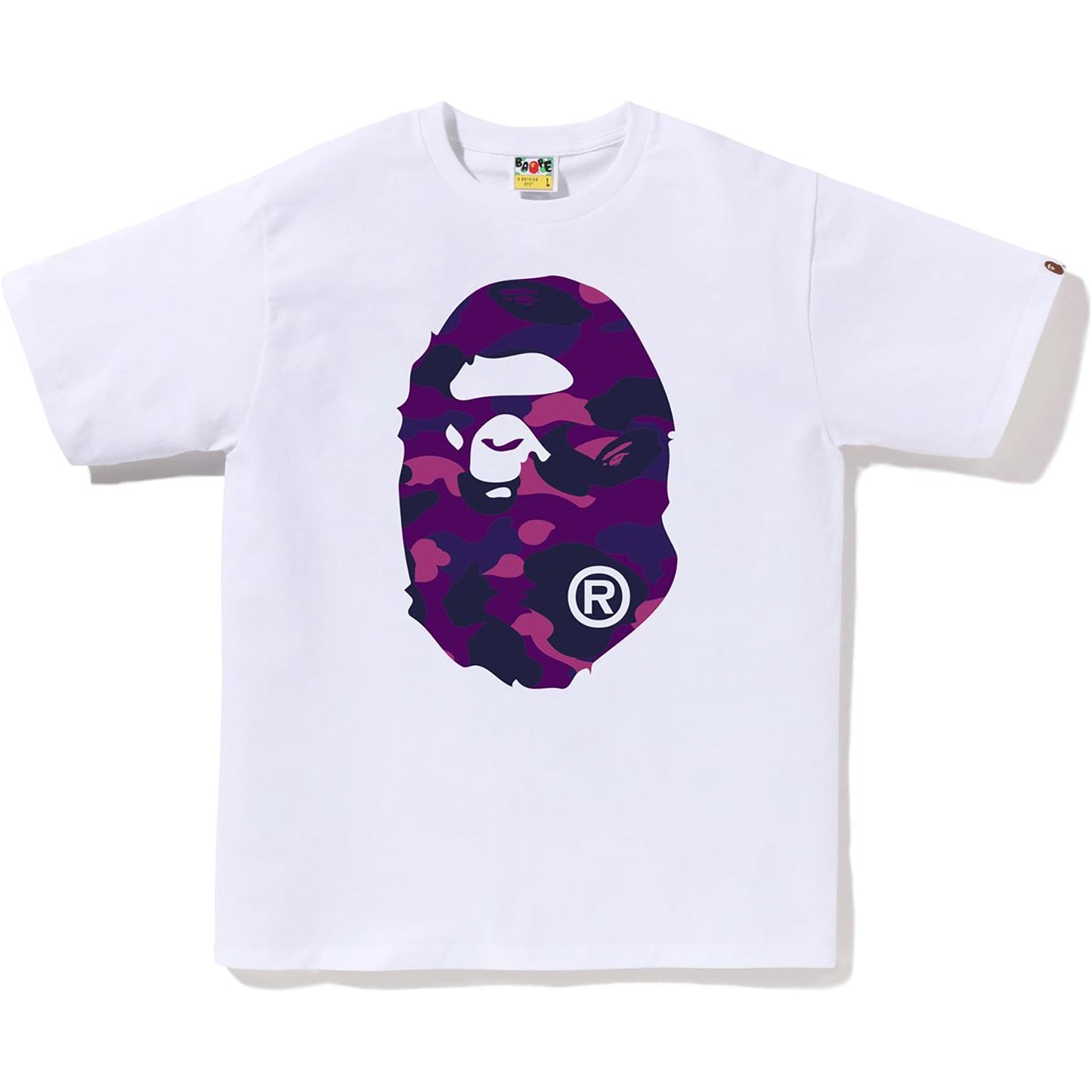 COLOR CAMO BIG APE HEAD TEE MENS