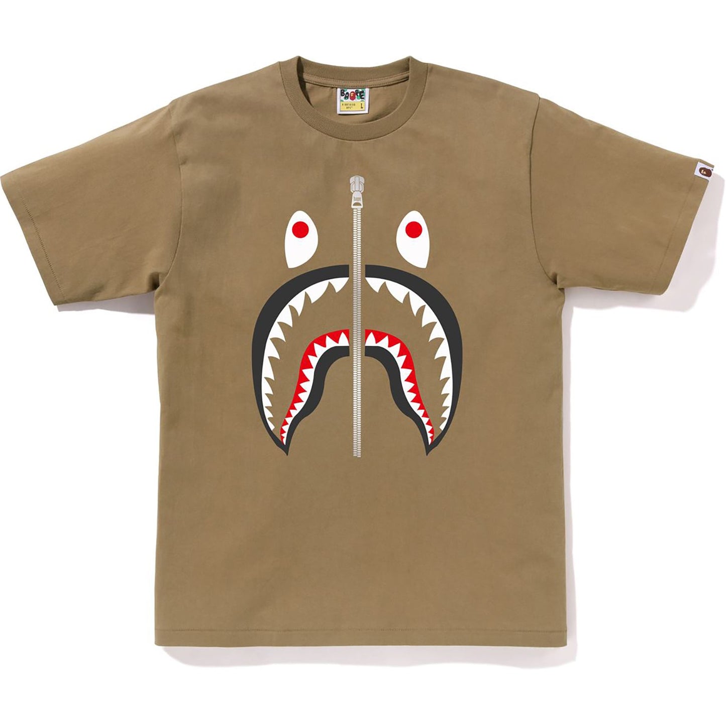 BAPE MENS SHARK HEAD T-SHIRT