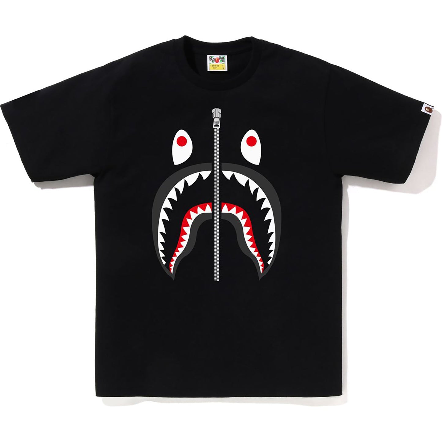 BAPE MENS SHARK HEAD T-SHIRT