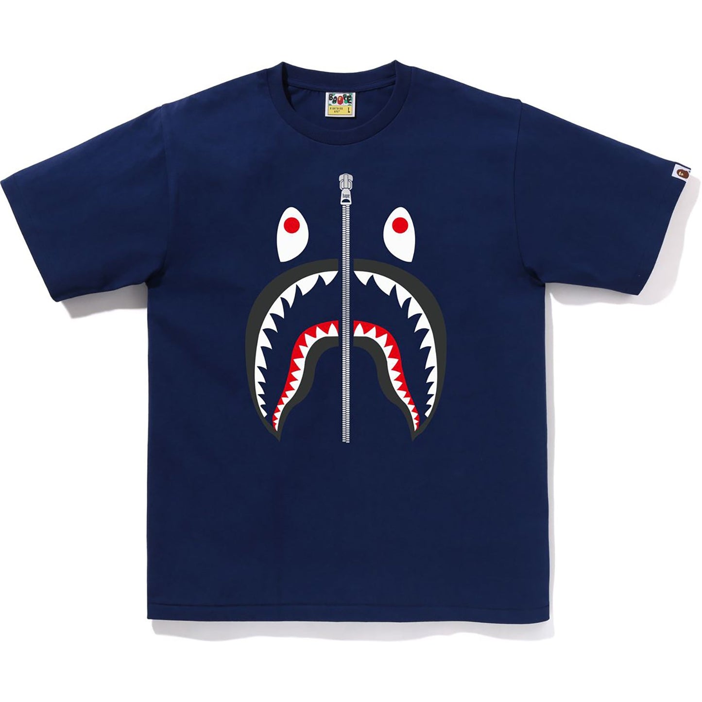 BAPE MENS SHARK HEAD T-SHIRT