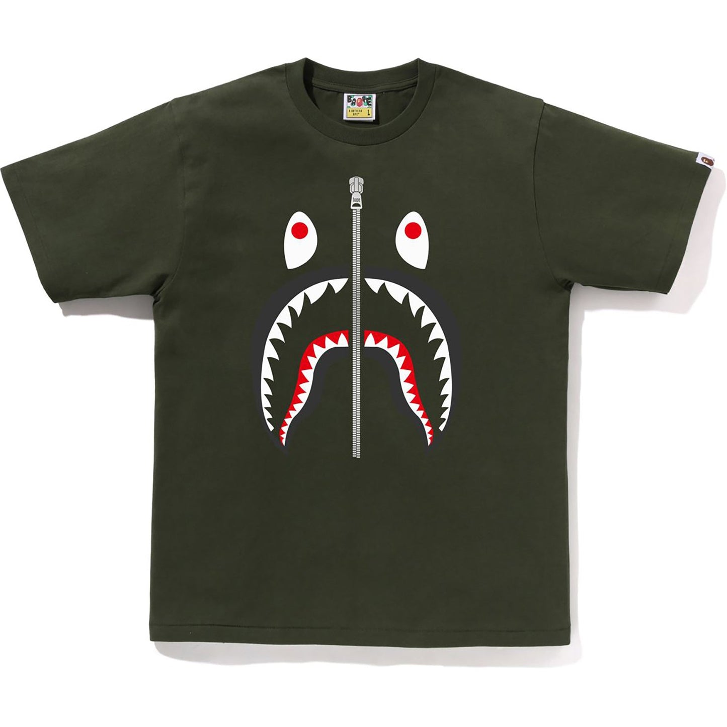 BAPE MENS SHARK HEAD T-SHIRT