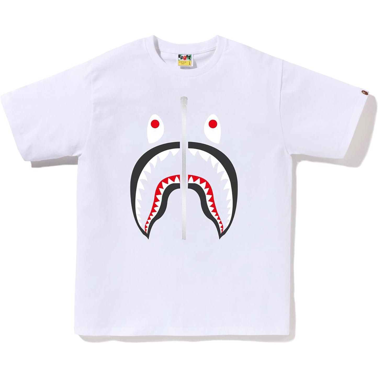 BAPE MENS SHARK HEAD T-SHIRT