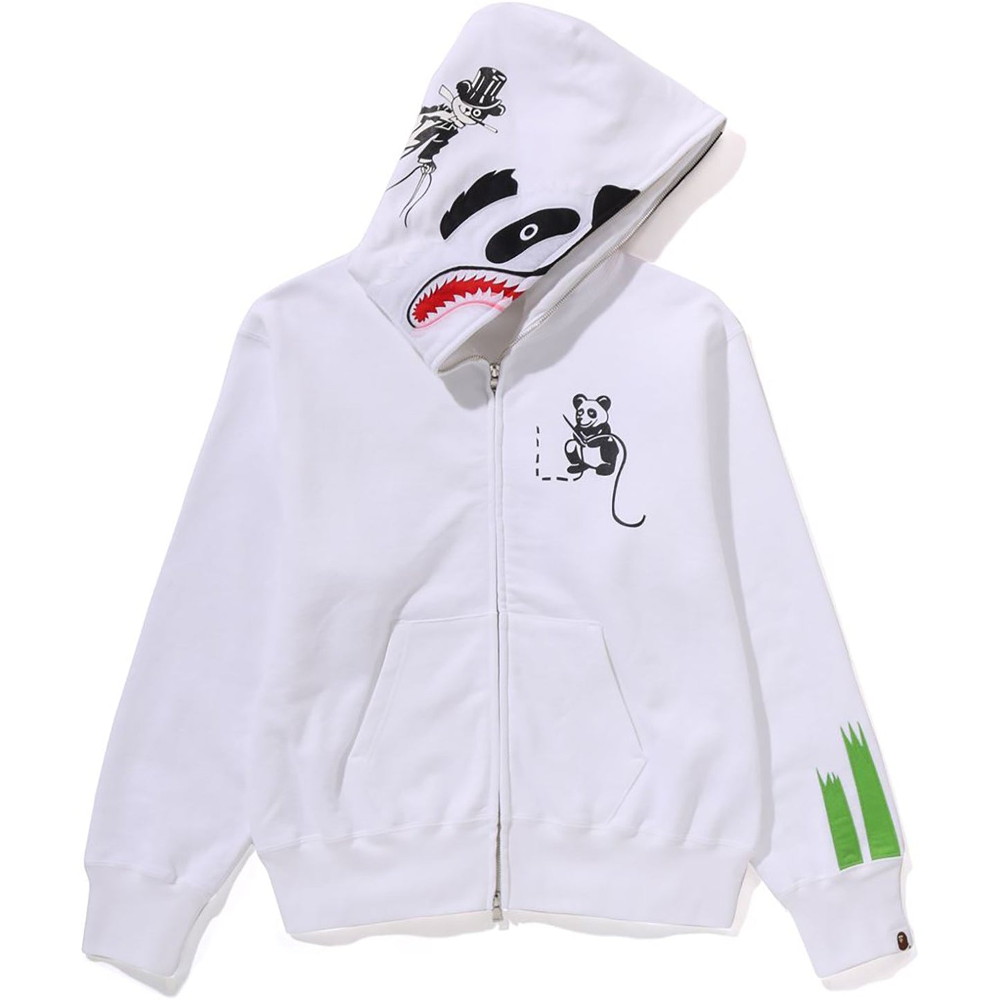 PANDA FULL ZIP HOODIE LADIES