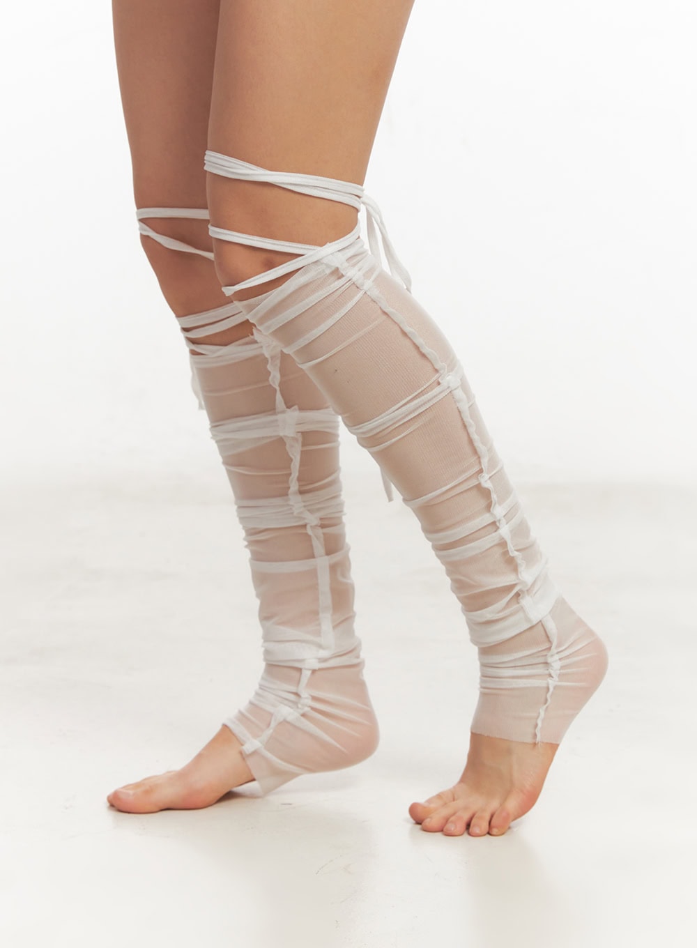 Balletcore Sheer Leg Warmers IU509