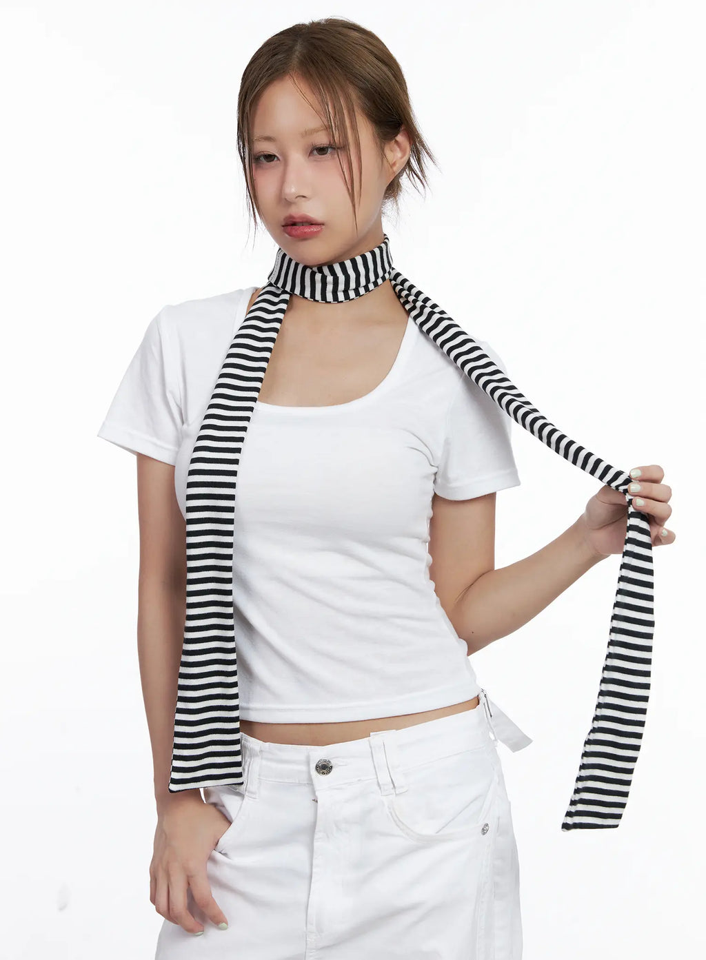 Classic Striped Scarf CL514