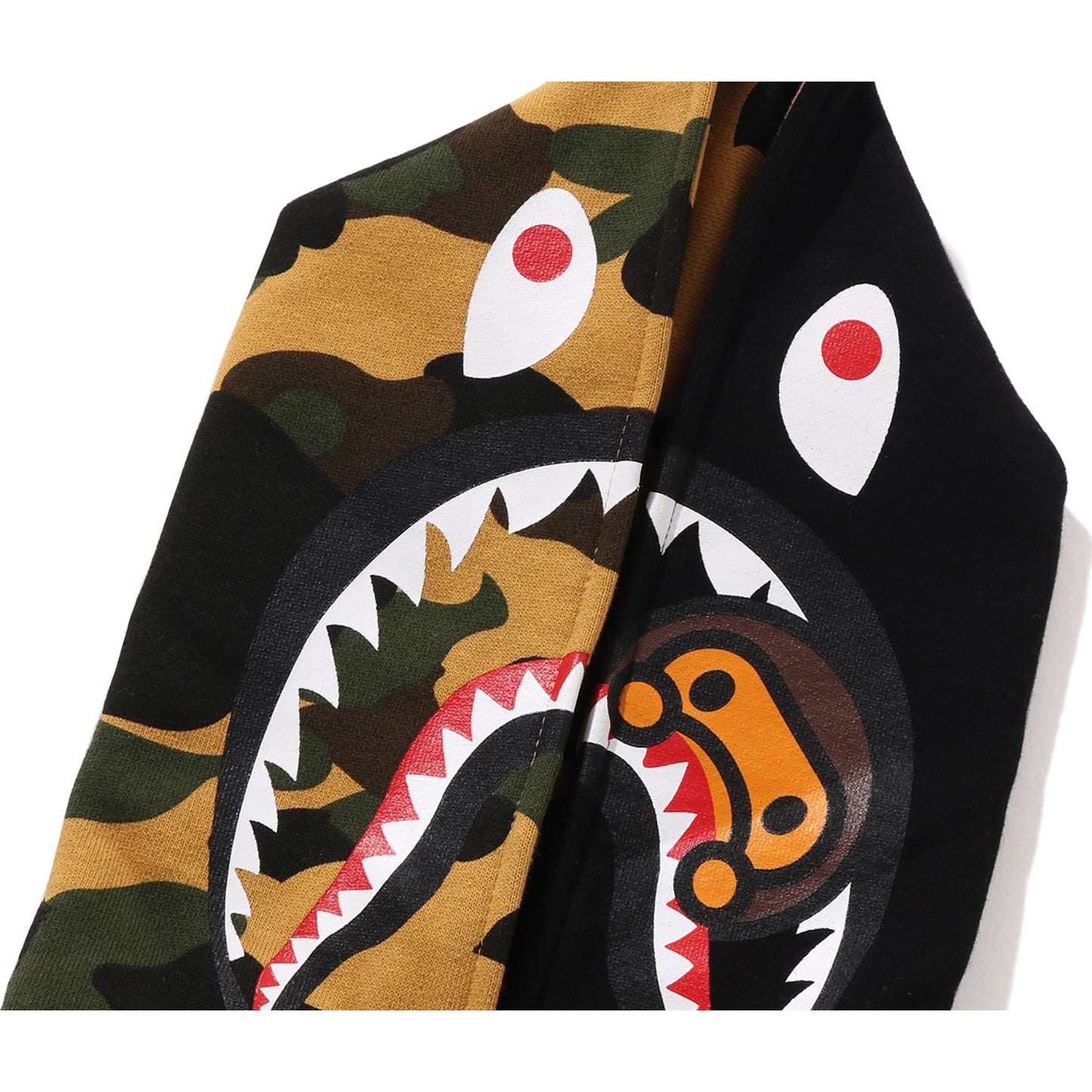 1ST CAMO MILO SHARK ZIP HOODIE KIDS