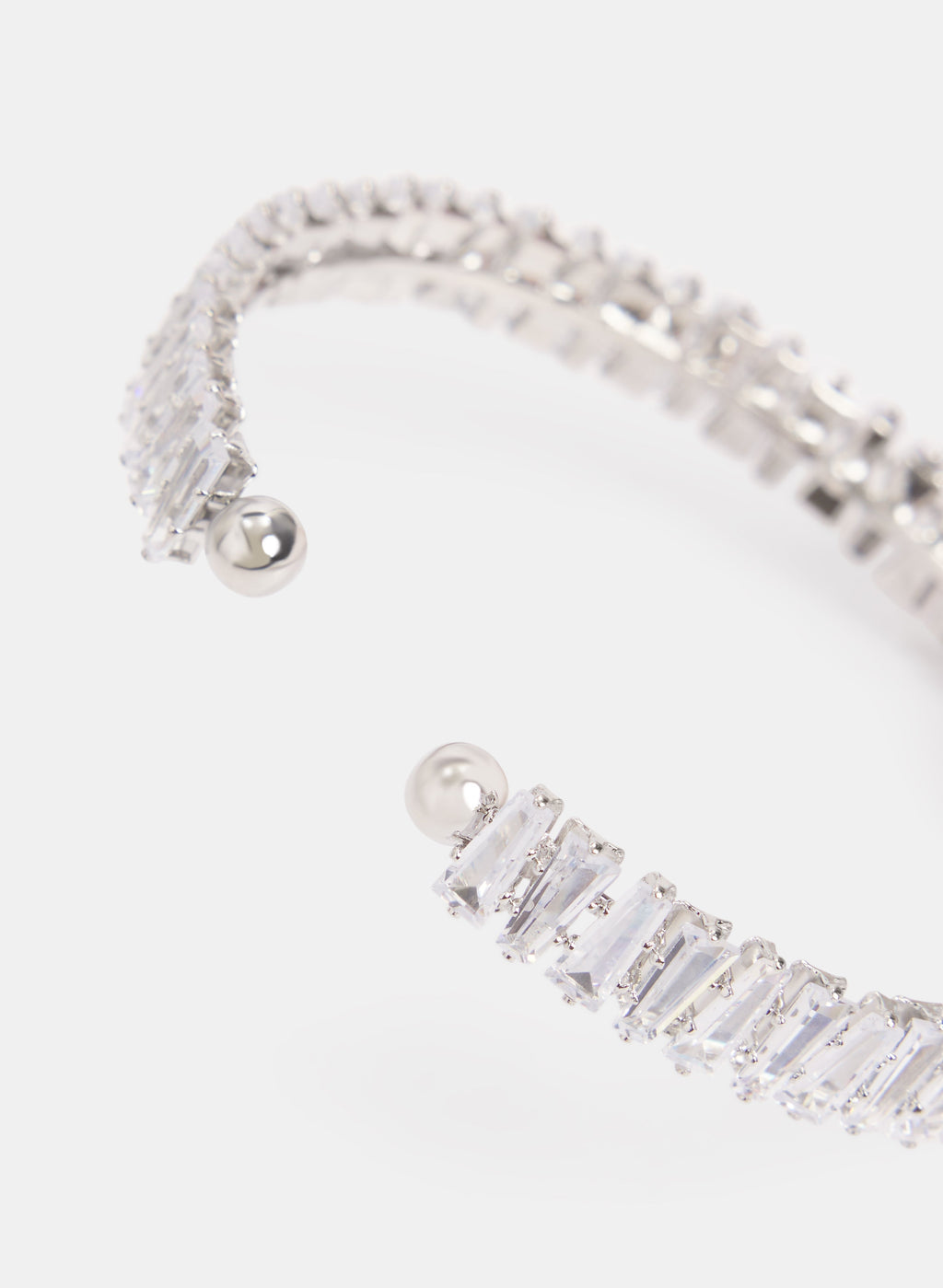 Cubic Zirconia Cuff Bracelet