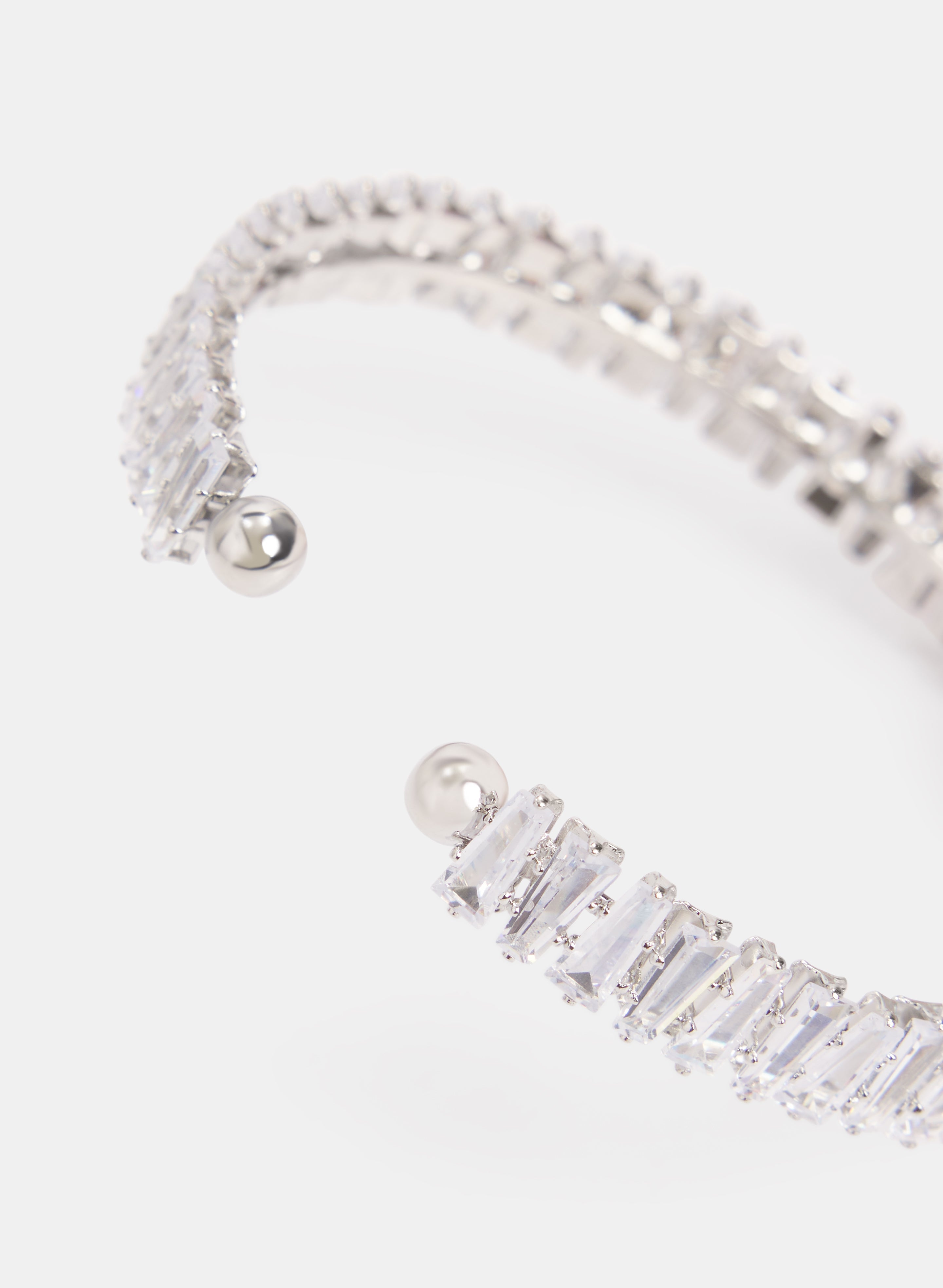 Cubic Zirconia Cuff Bracelet