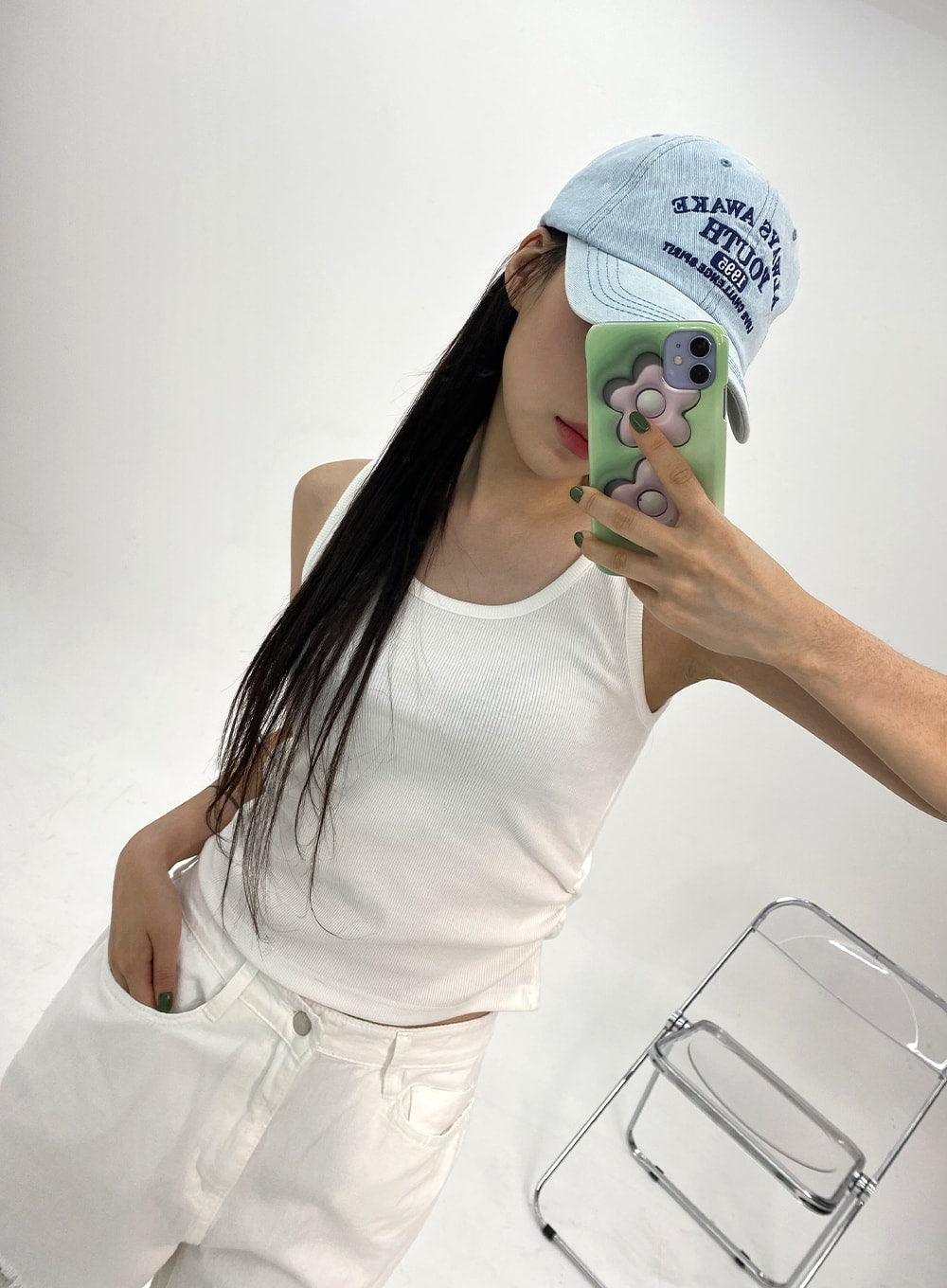 Denim Baseball Cap CL331