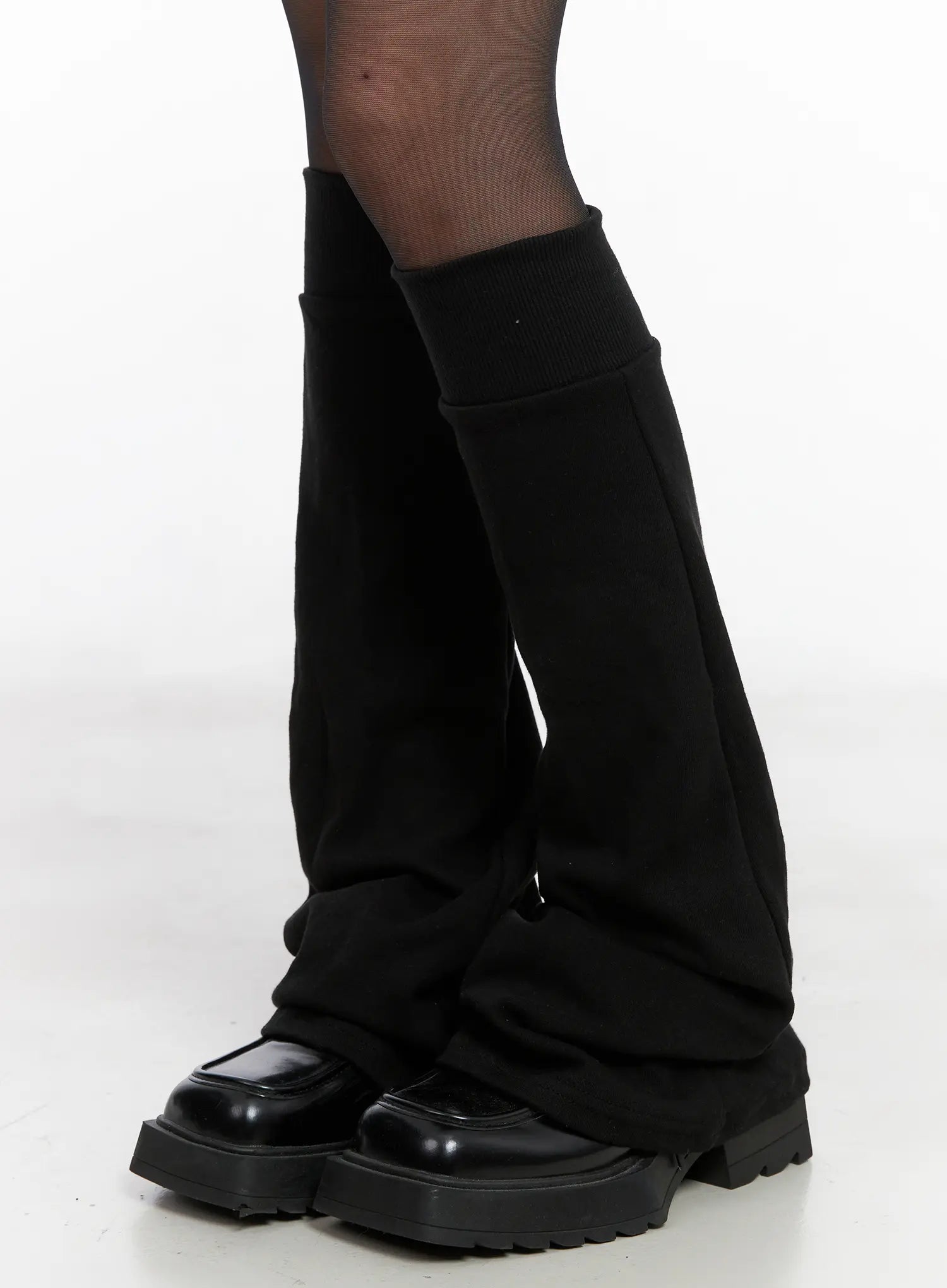 Chic Black Bootcut Leg Warmers CG515