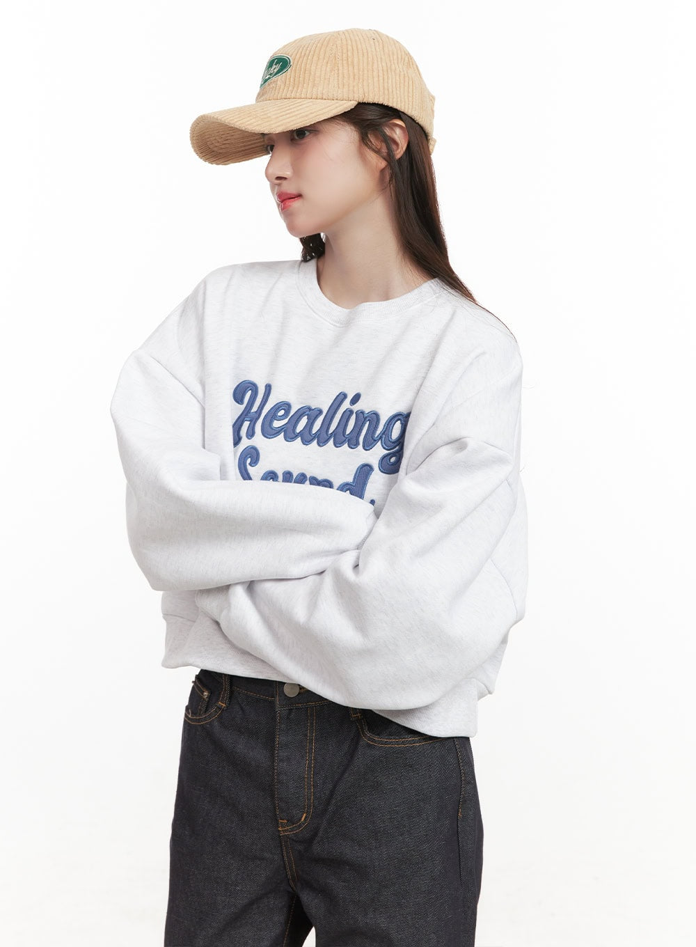 Corduroy Embroidered Hat CJ515