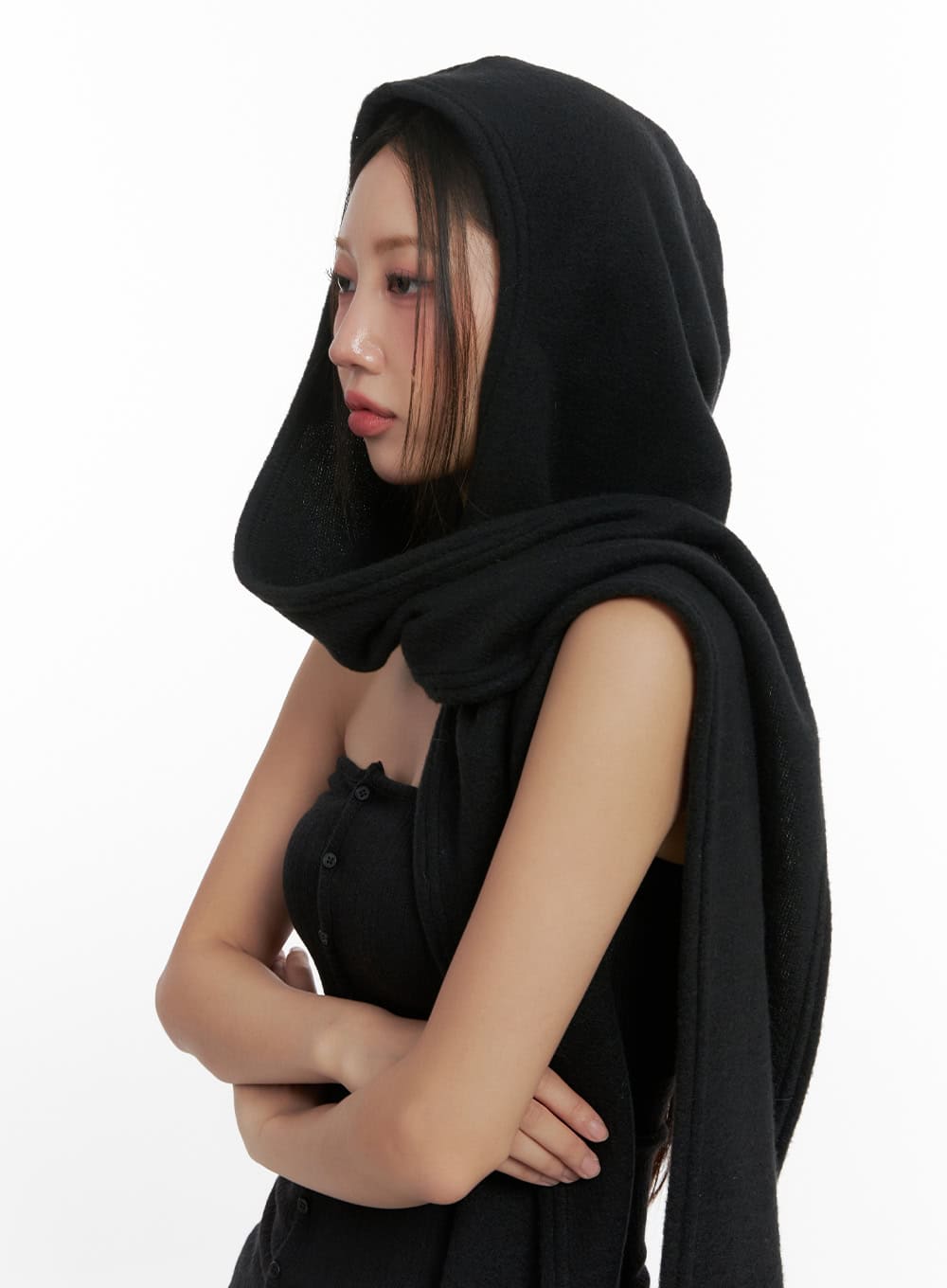 CozyHood Solid Scarf CN419