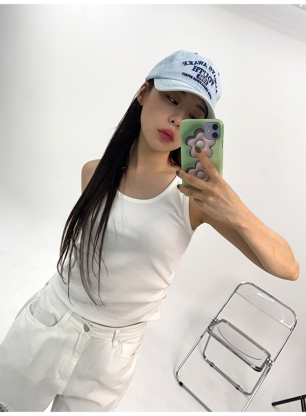 Denim Baseball Cap CL331