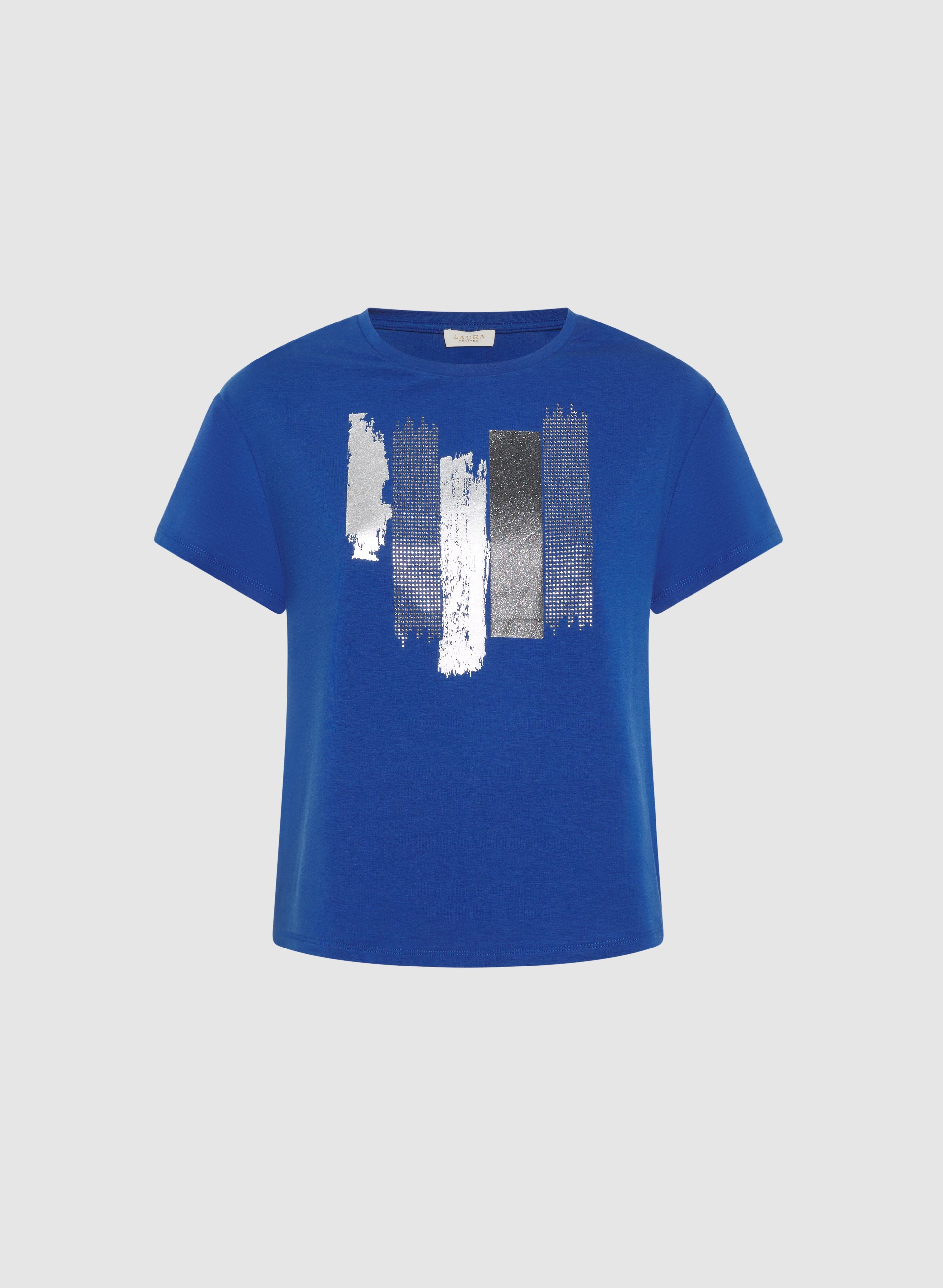 Brushstroke Print T-Shirt