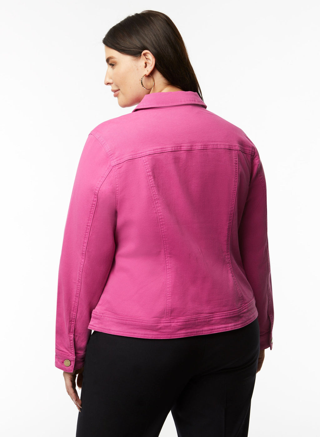 Button Detail Denim Jacket