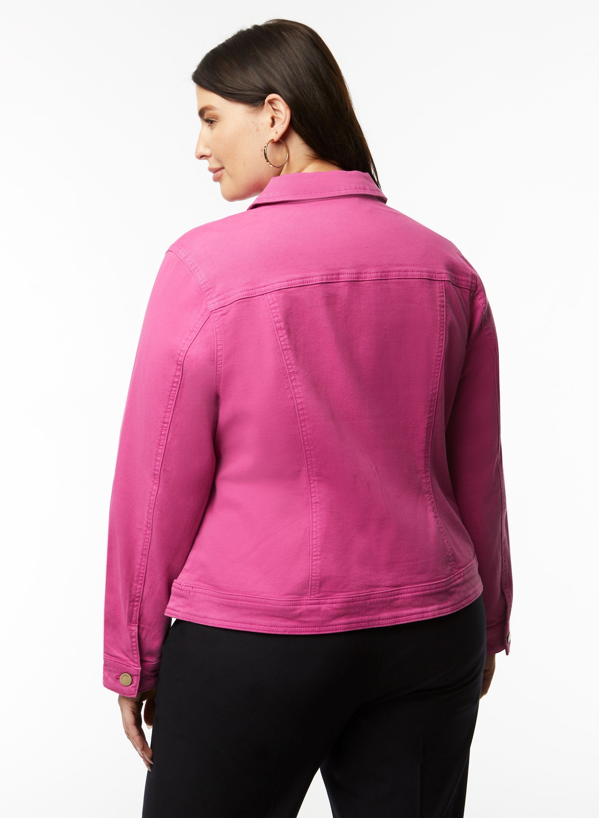 Button Detail Denim Jacket