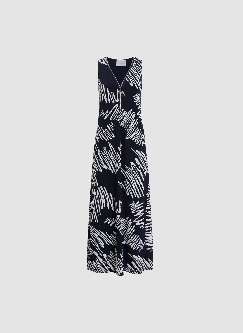 Abstract Pattern Maxi Dress