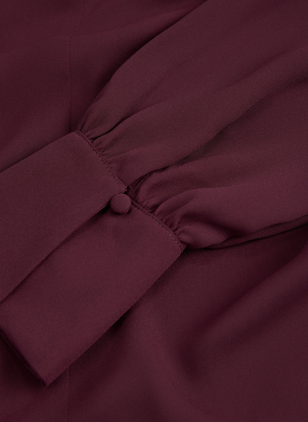 Crepe Keyhole Blouse