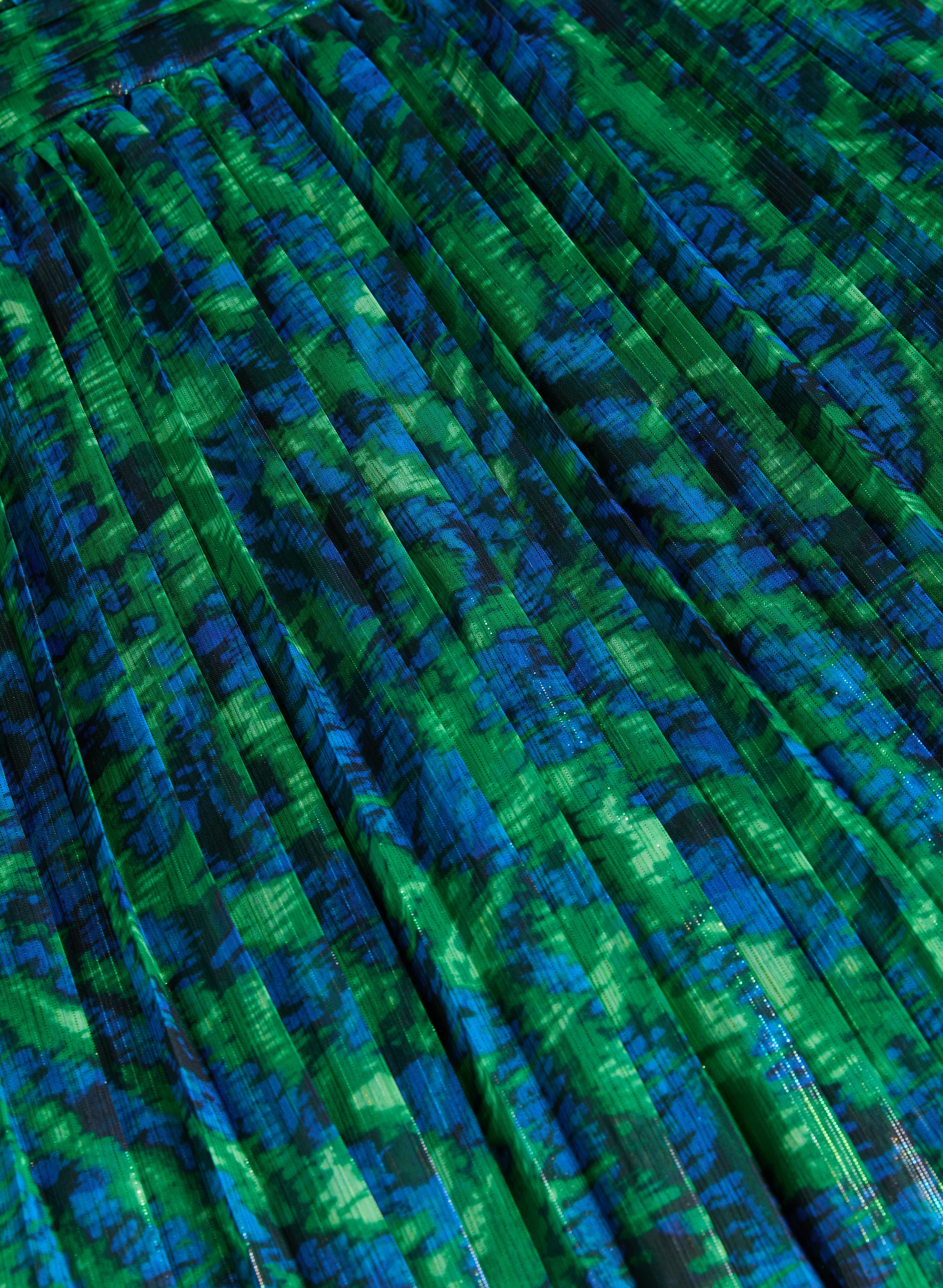 Chiffon Abstract Print Dress