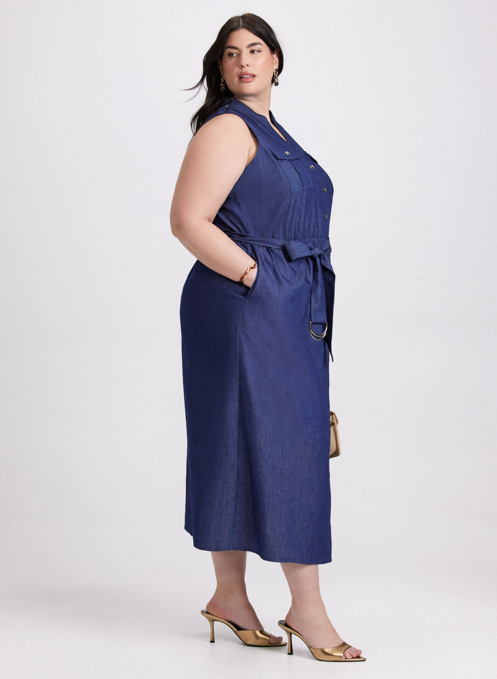 Denim Maxi Dress