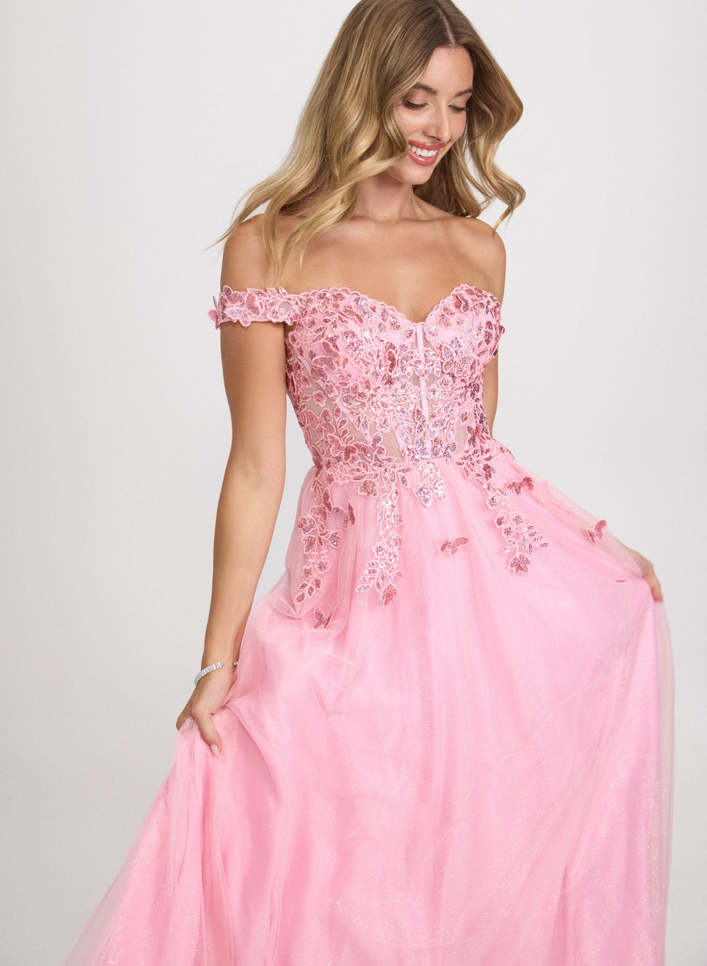 Butterfly Applique Ballgown