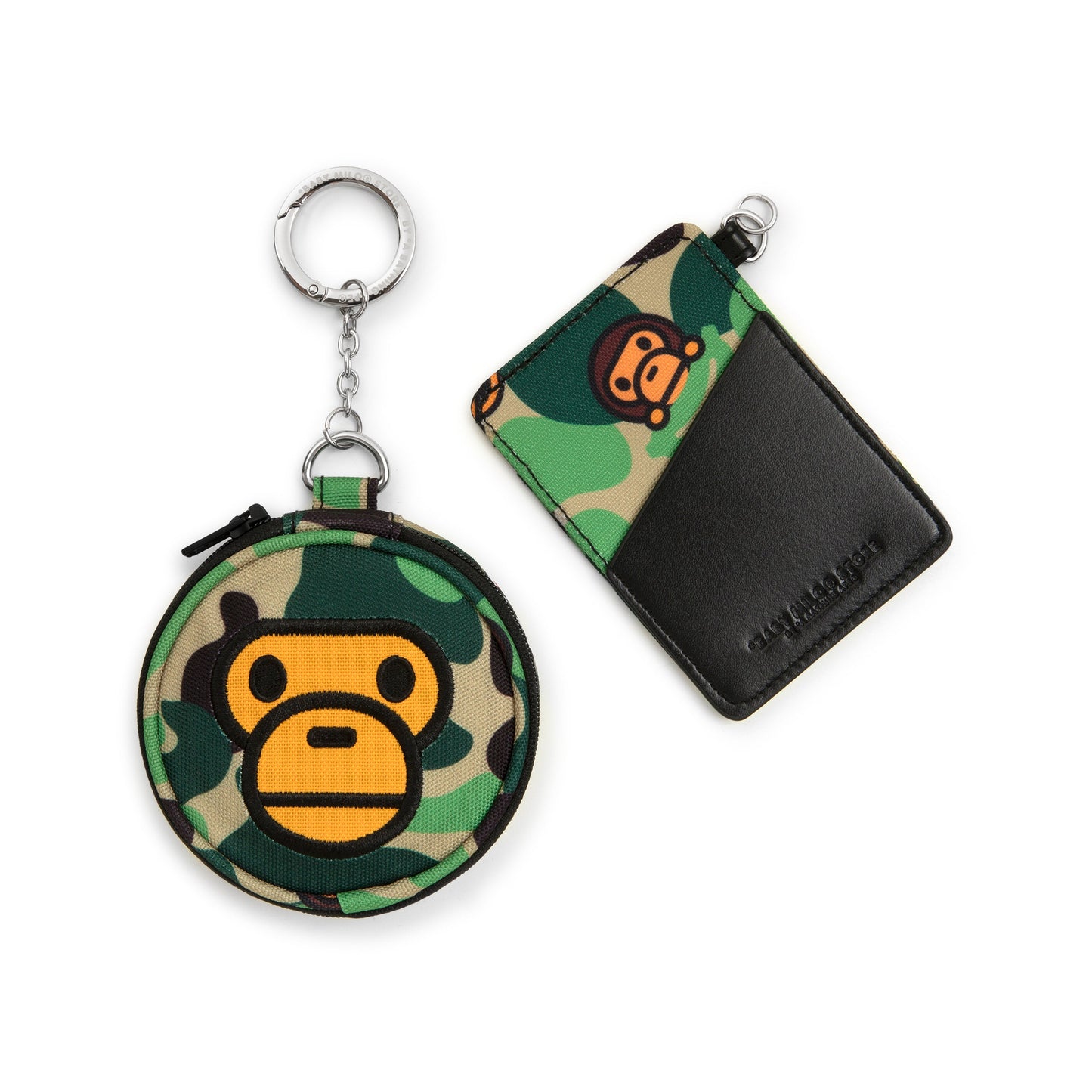 CARD HOLDER MIRROR KEYCHAIN