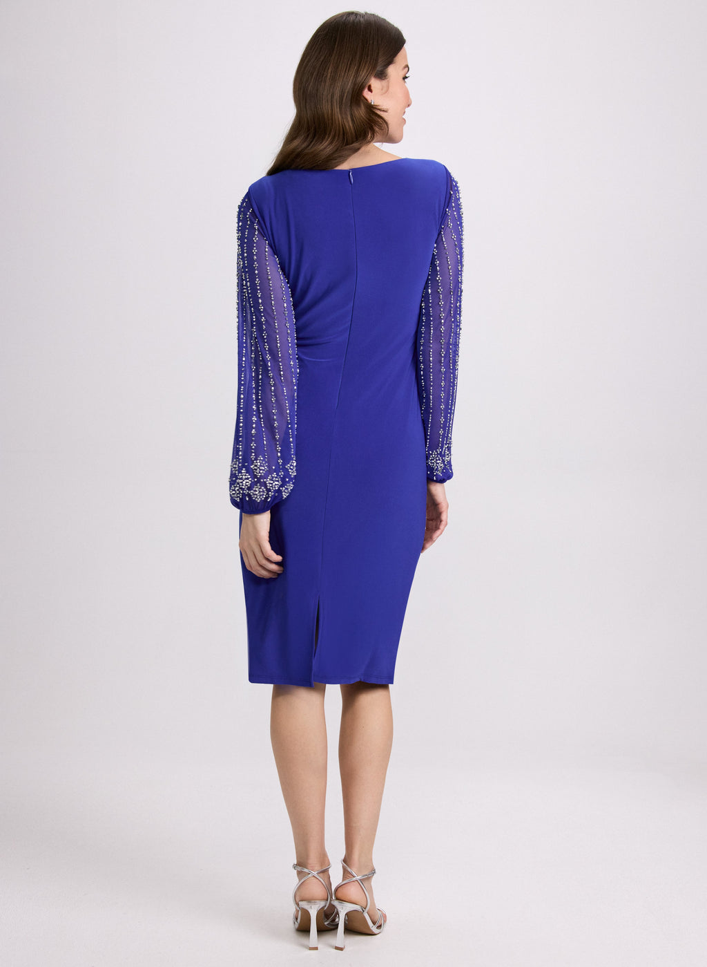 Beaded Sleeve Dress