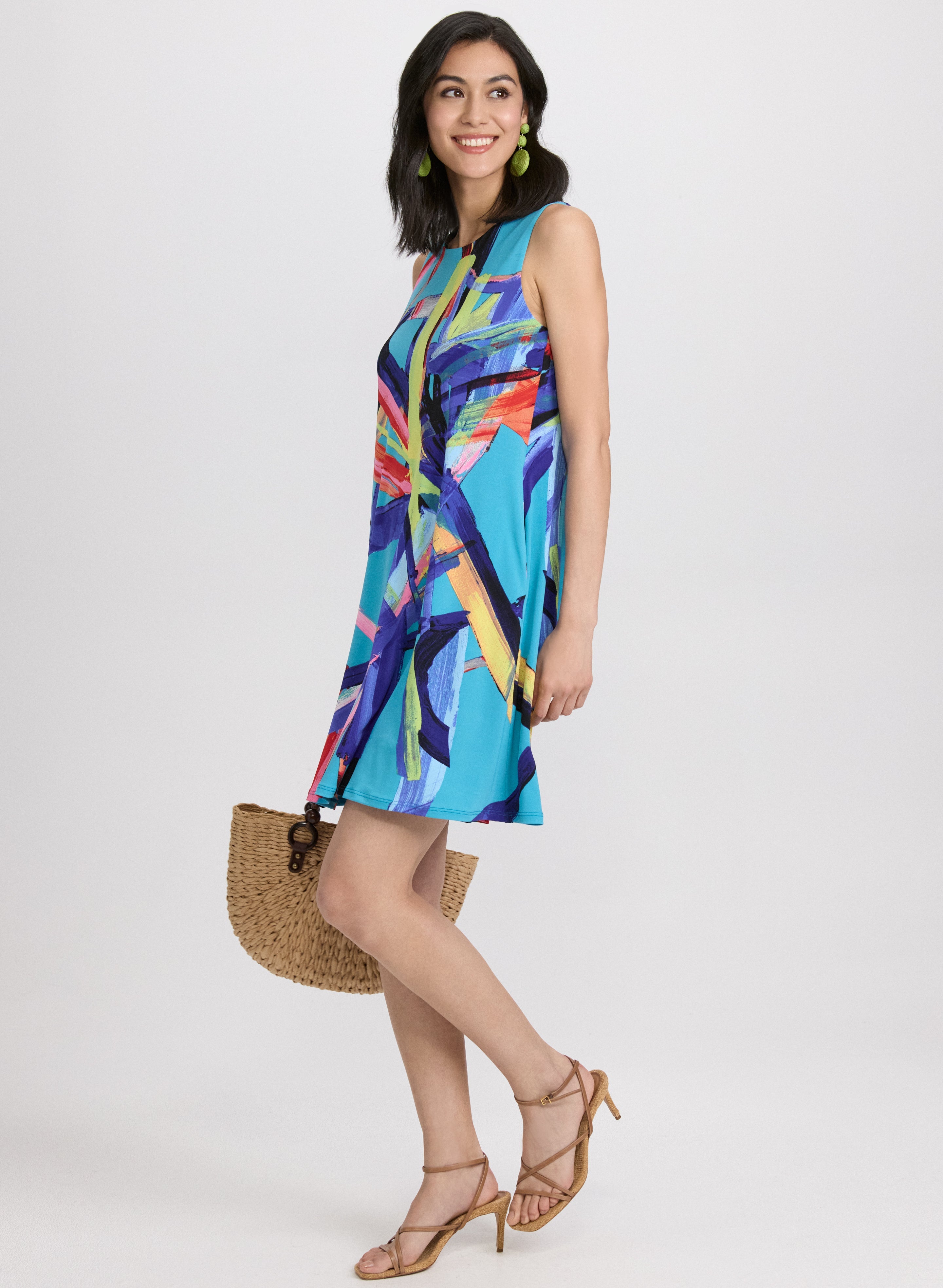 Abstract A-Line Dress