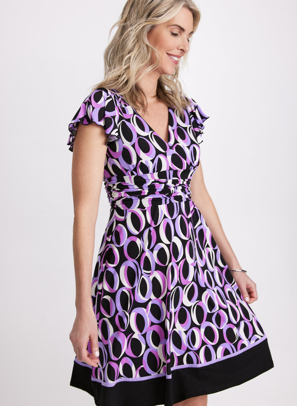 Circle Print Dress
