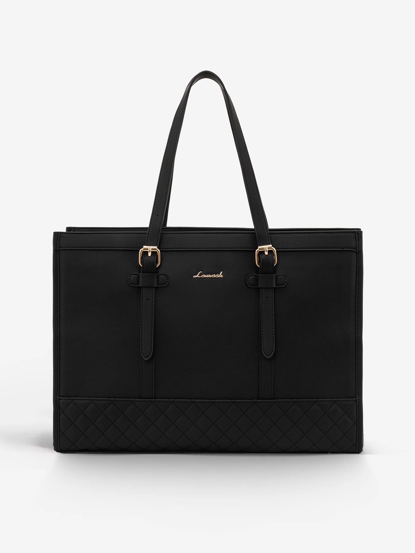 2Pcs Canvas Laptop Tote Bag, 15.6