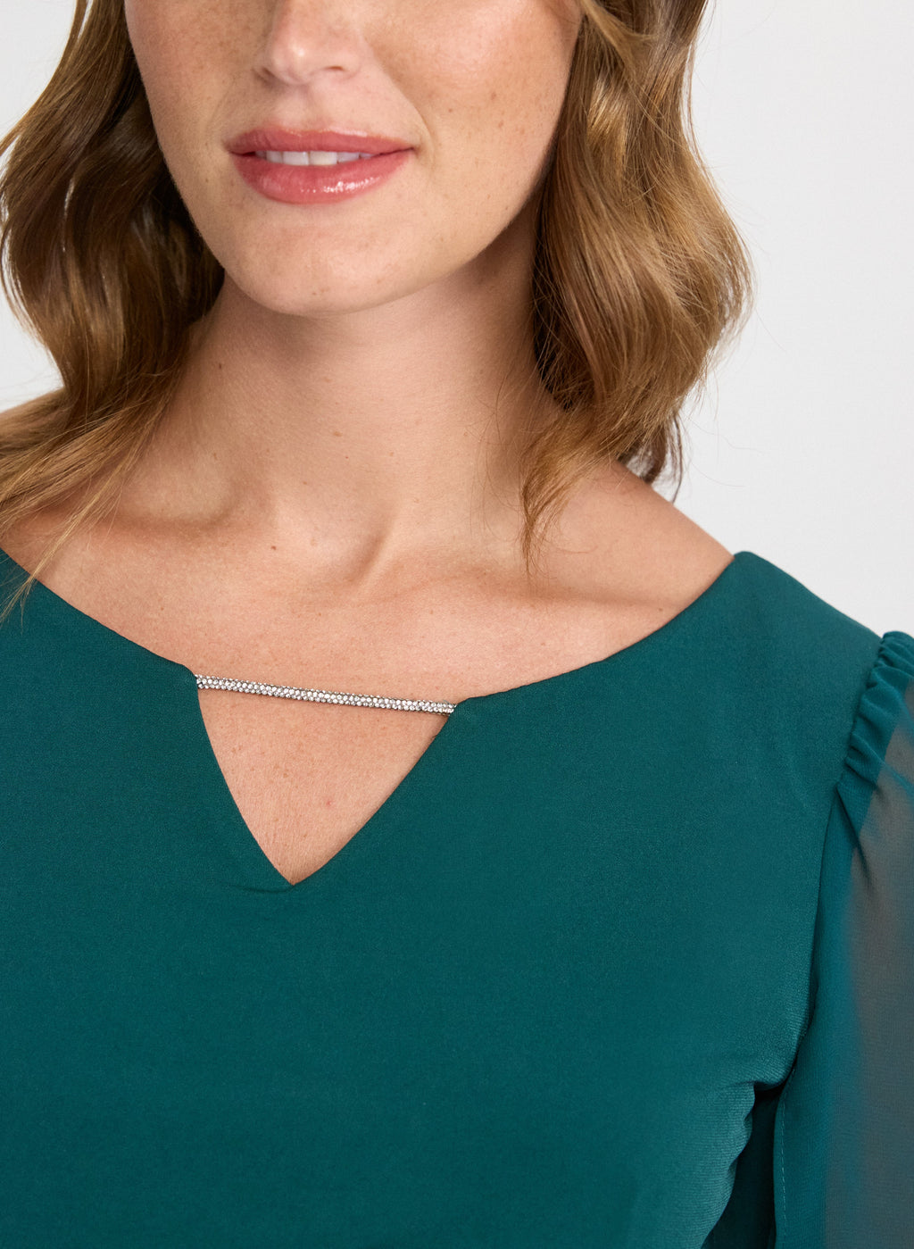 Chiffon Sleeve Dress