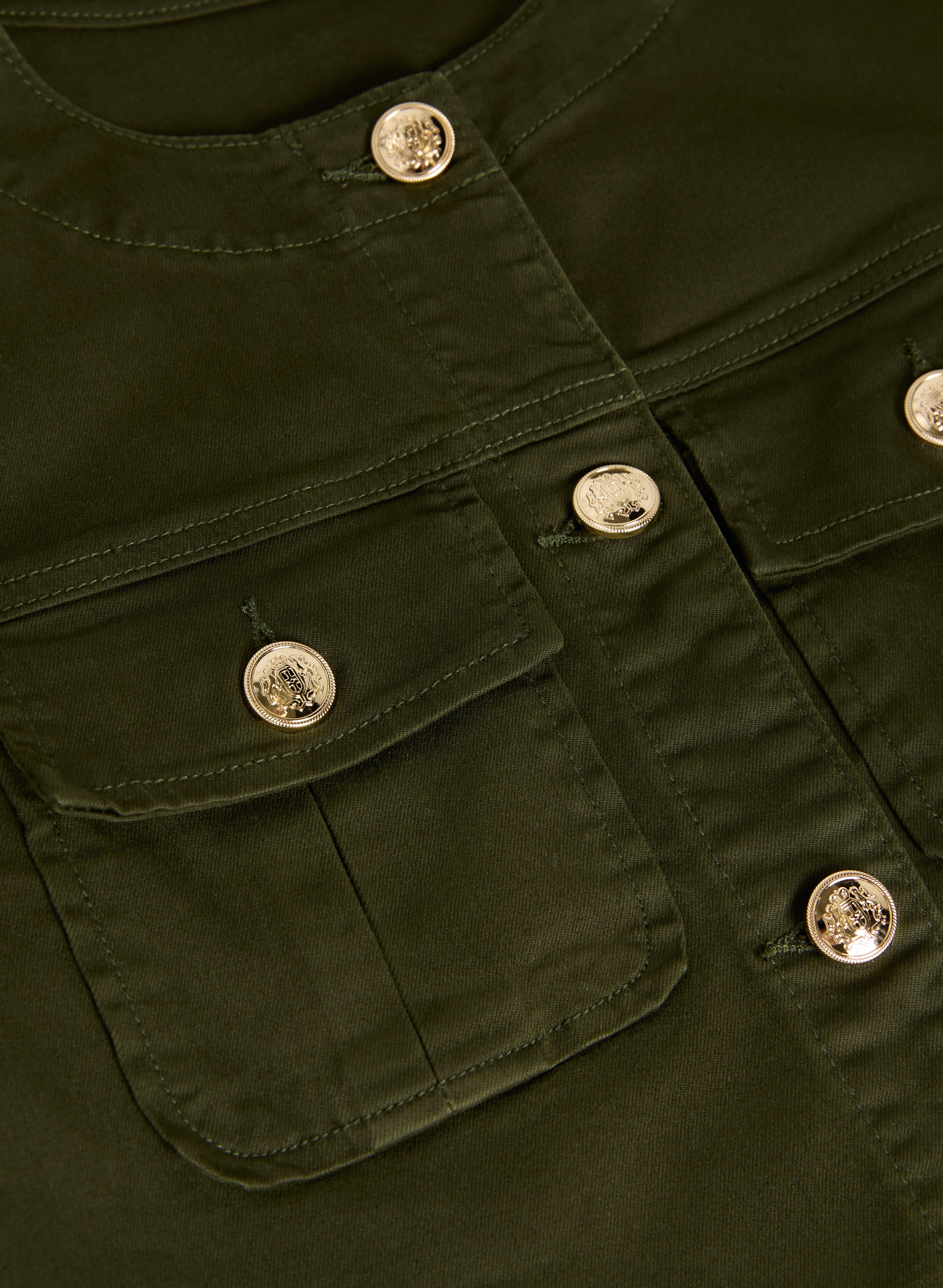 Cargo Pocket Denim Jacket