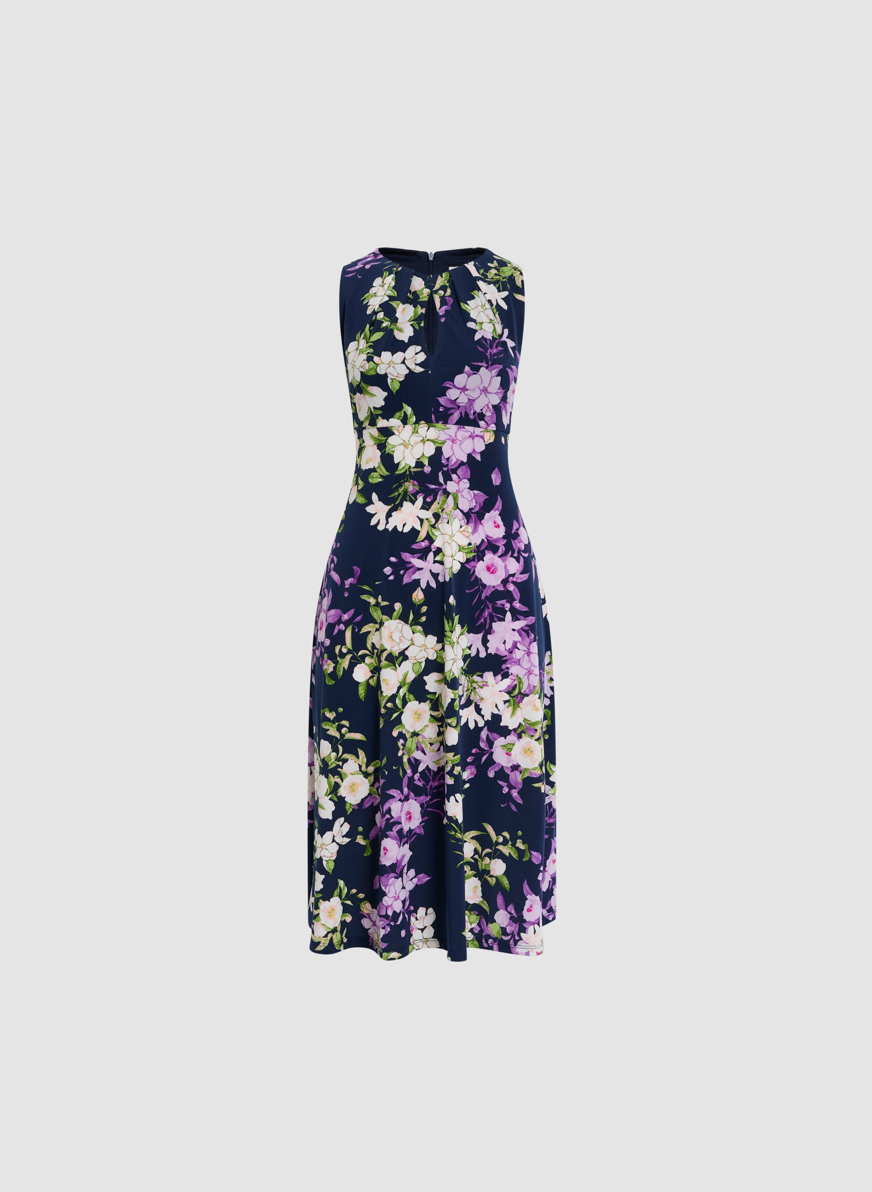 Botanical Empire Waist Dress
