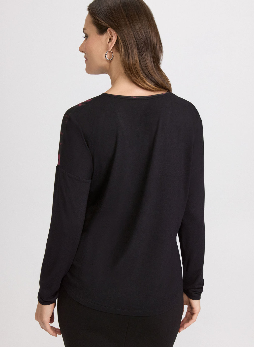 Abstract Long Sleeve Top
