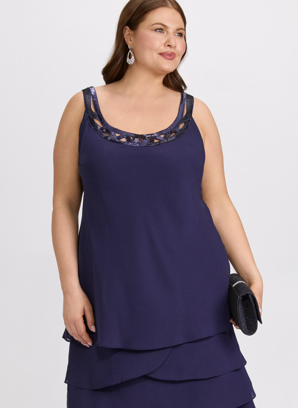 Chiffon Jacket & Dress Set