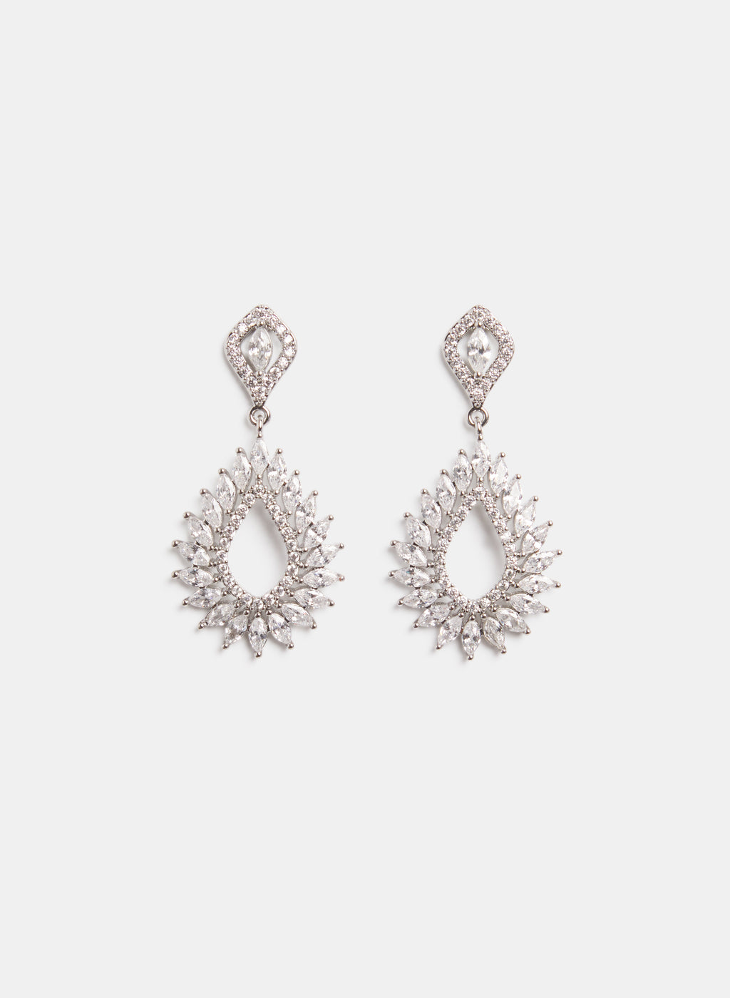 Crystal Teardrop Earrings