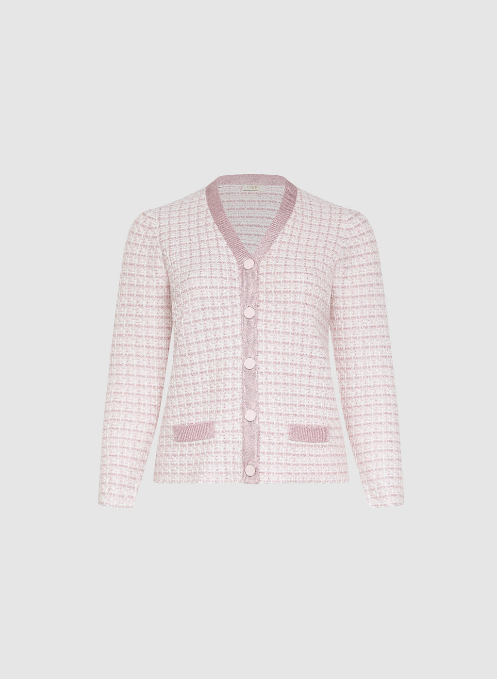 Bouclé Button Cardigan