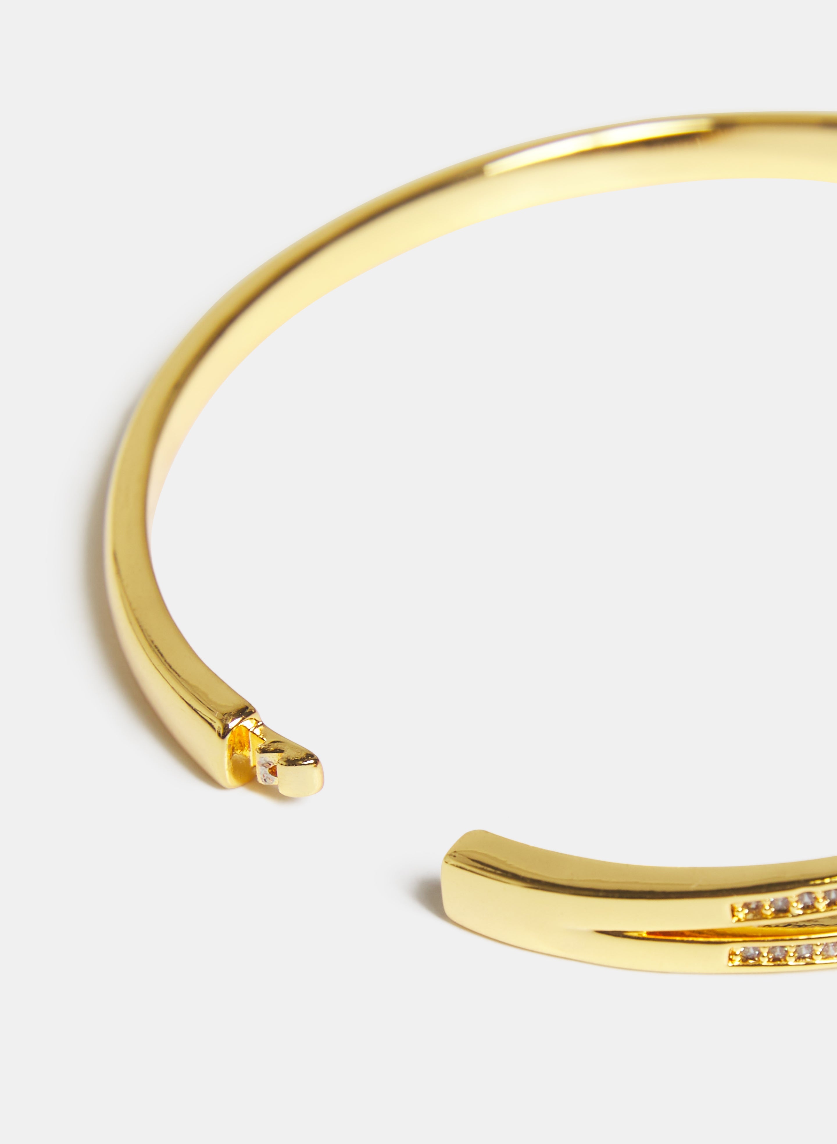 Crystal Detail Bangle Bracelet