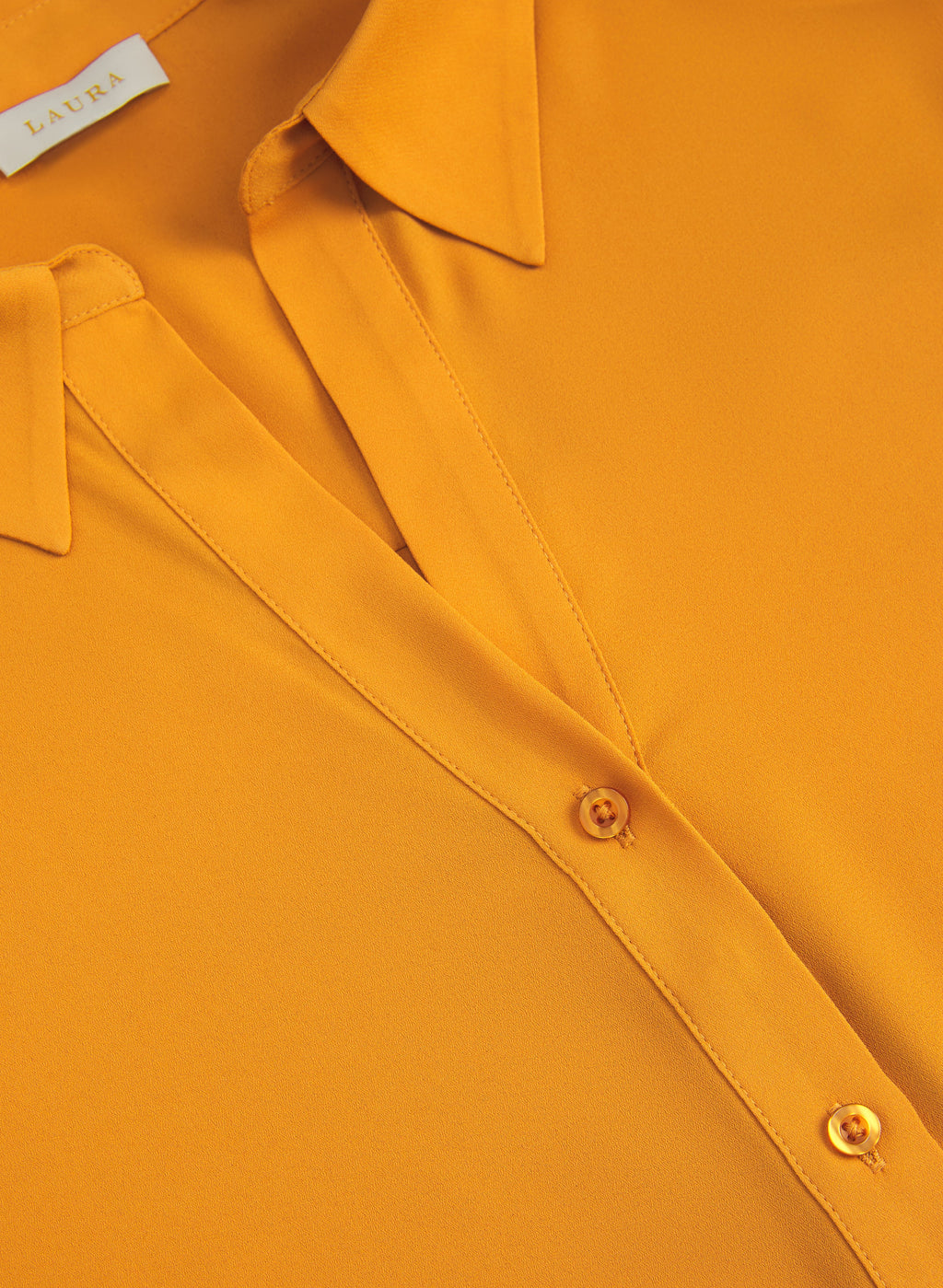 Crepe Button-Down Blouse