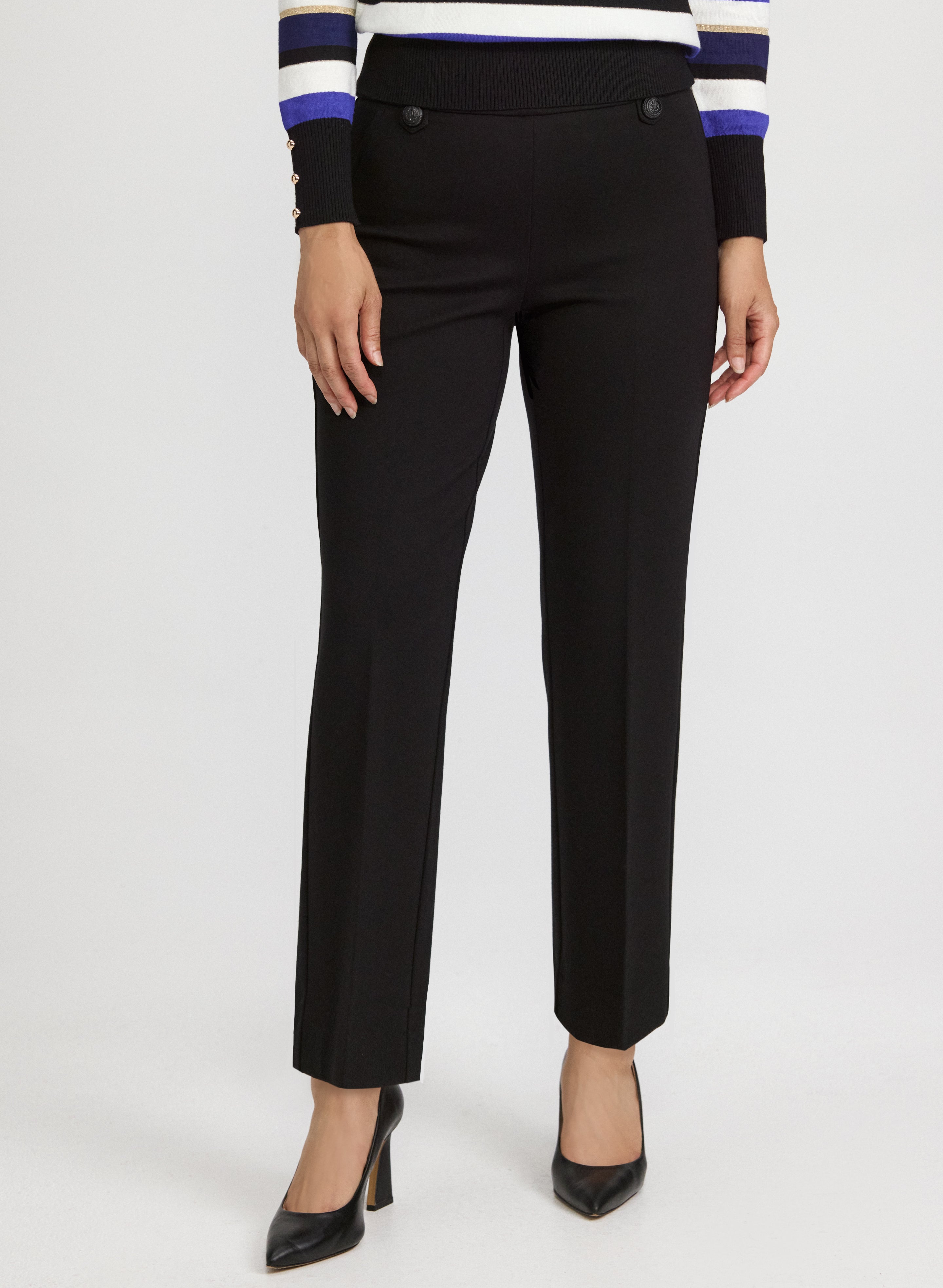 Ava Straight-Leg Pants