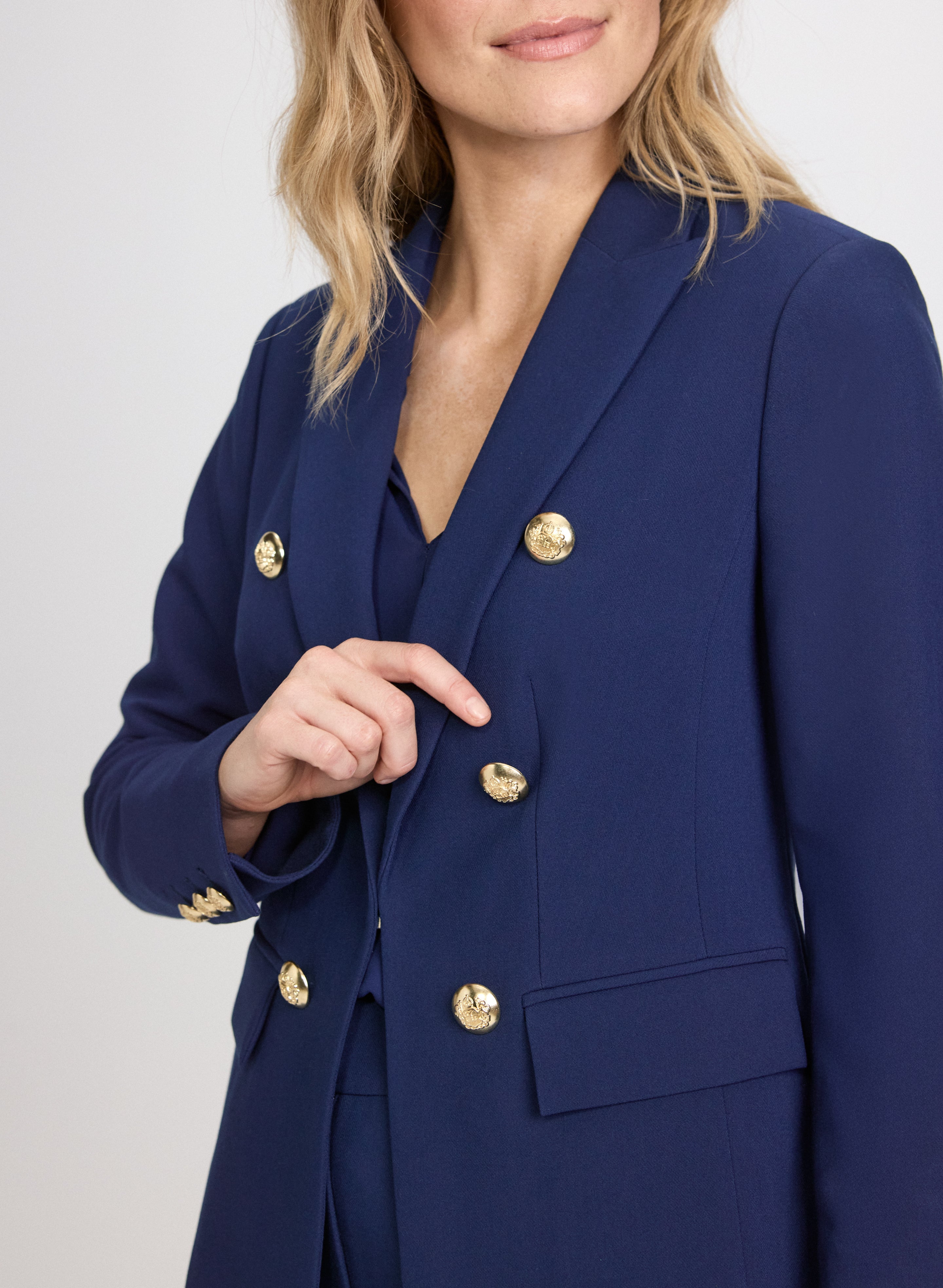 Button Detail Blazer