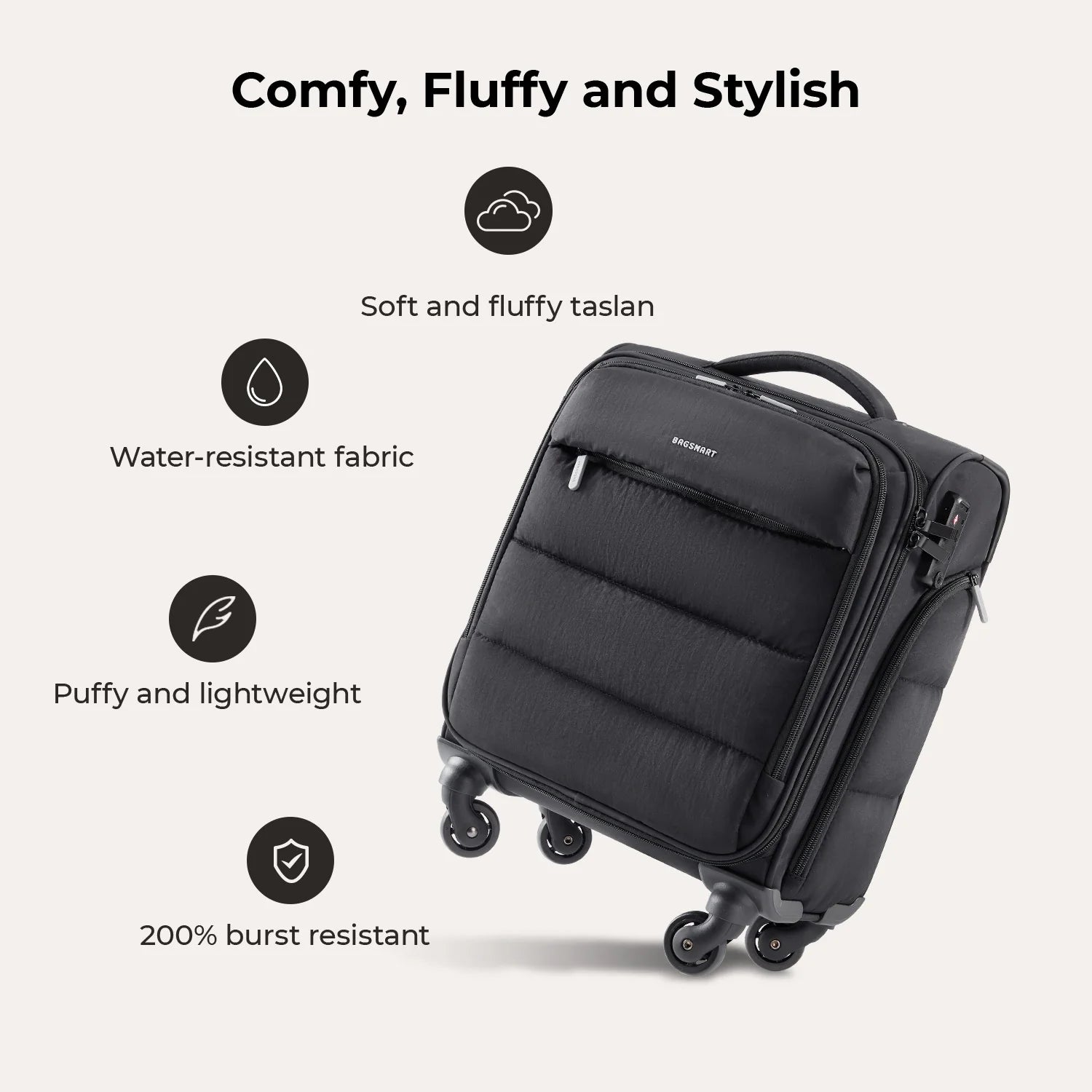 Bagsmart 16 Personal Item Carry on Luggage