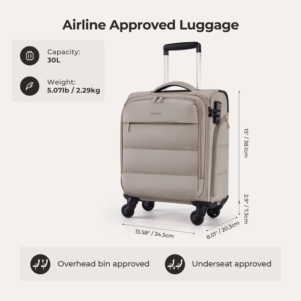 Bagsmart 16 Personal Item Carry on Luggage